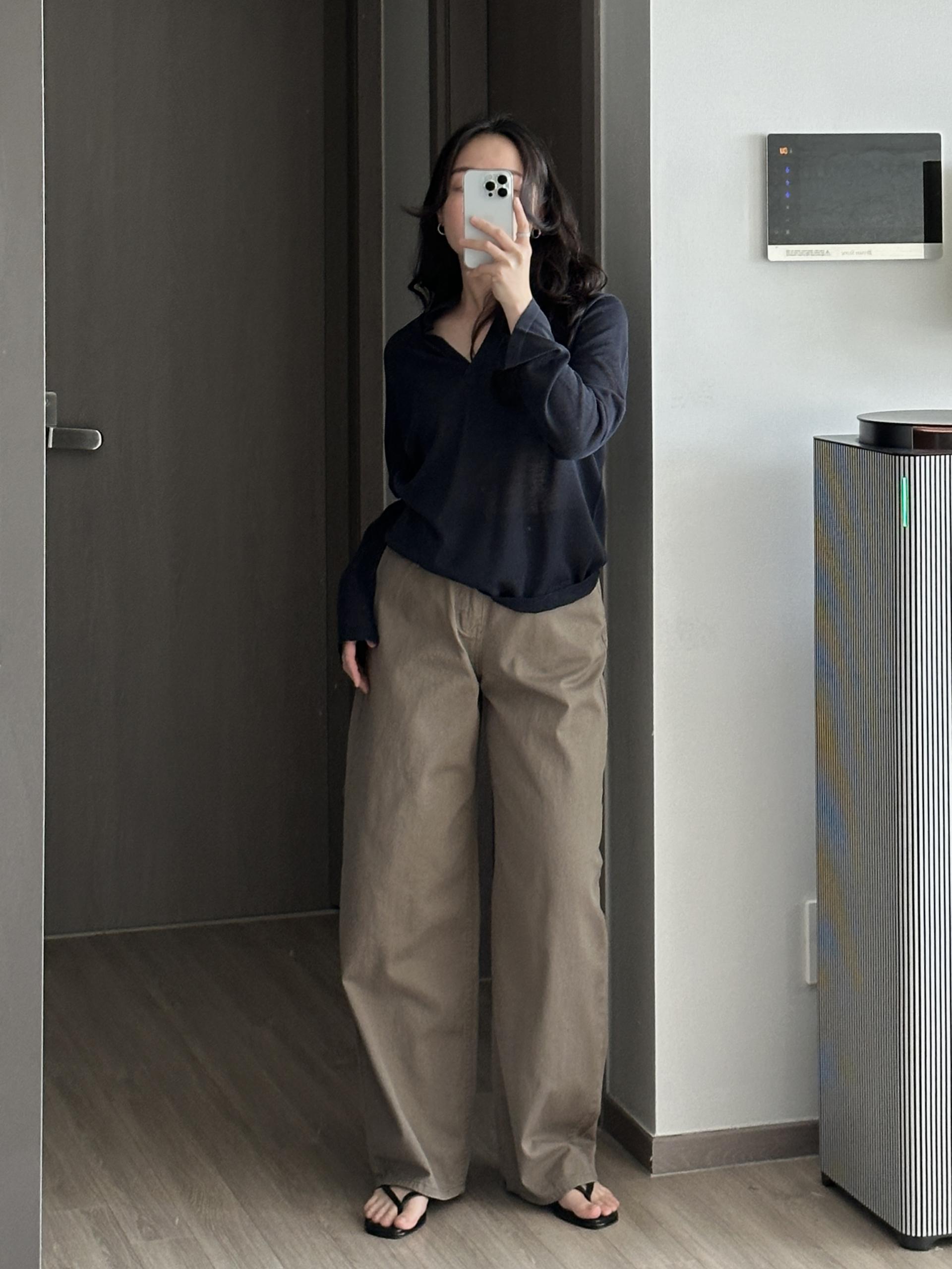 이안 린넨 카라 니트 | 5 COLOR