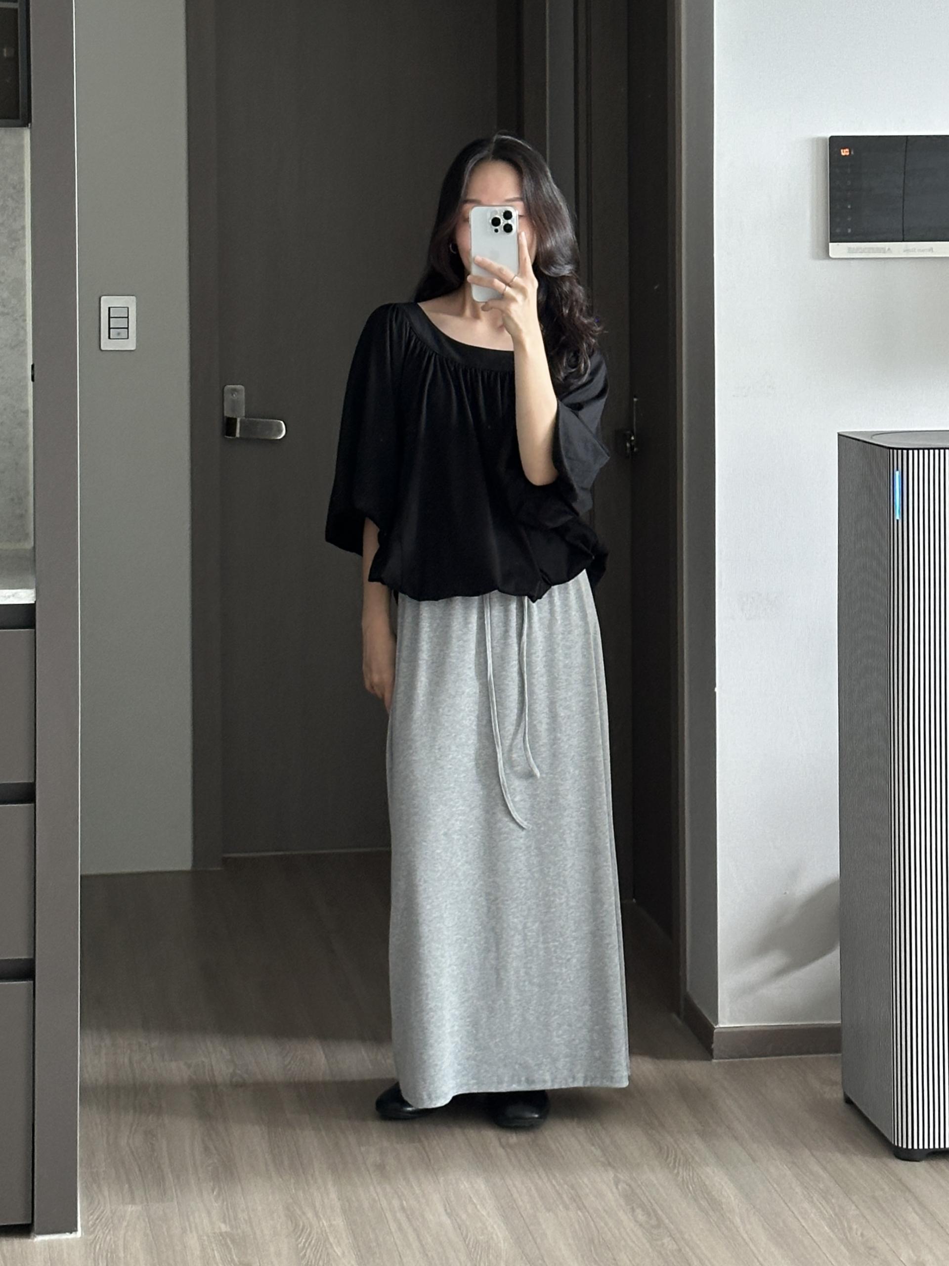 셀르 롱 스커트 | 4 COLOR