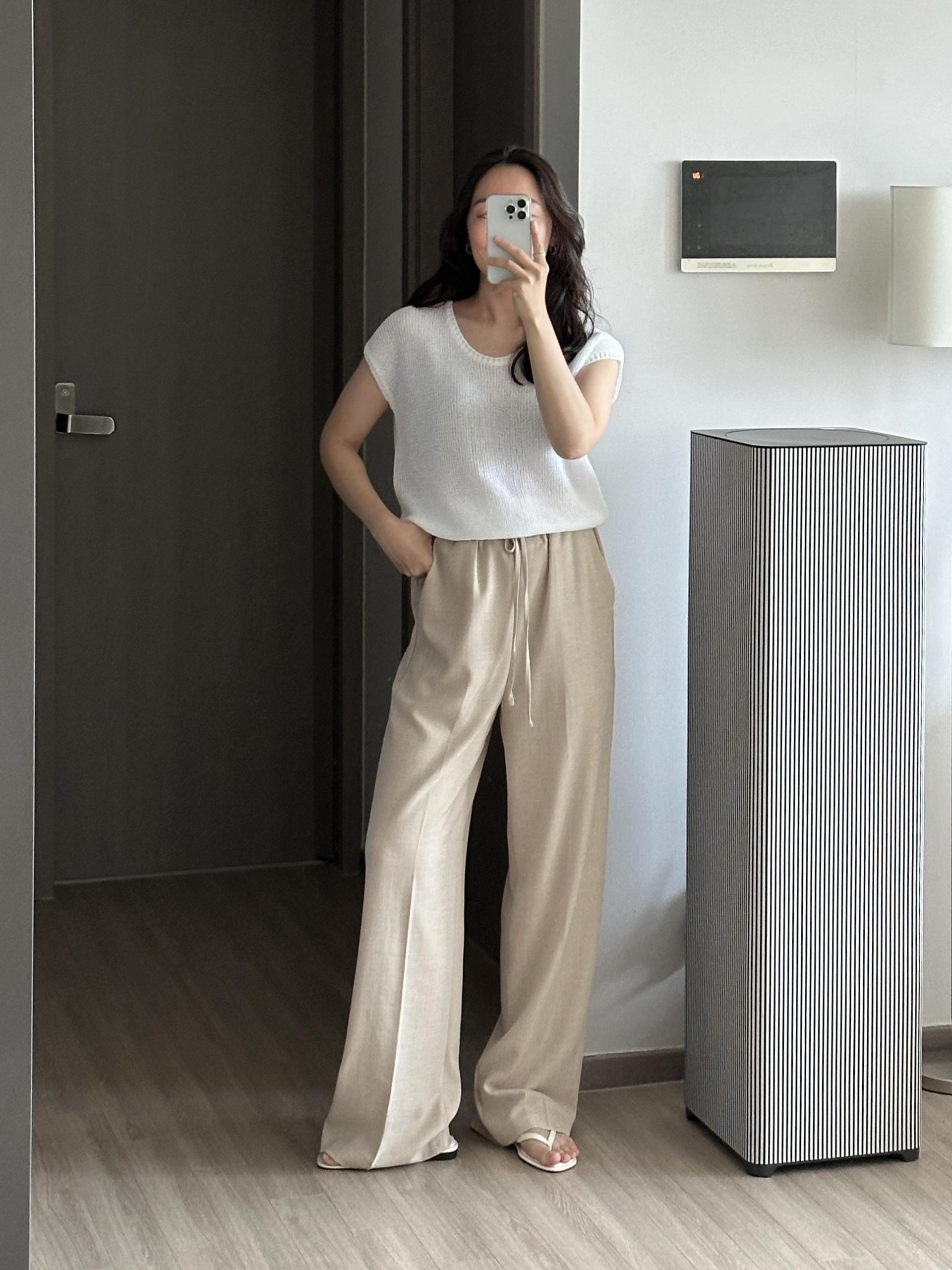 허쉬 린넨 밴딩 팬츠 | 3 COLOR (3 SIZE)