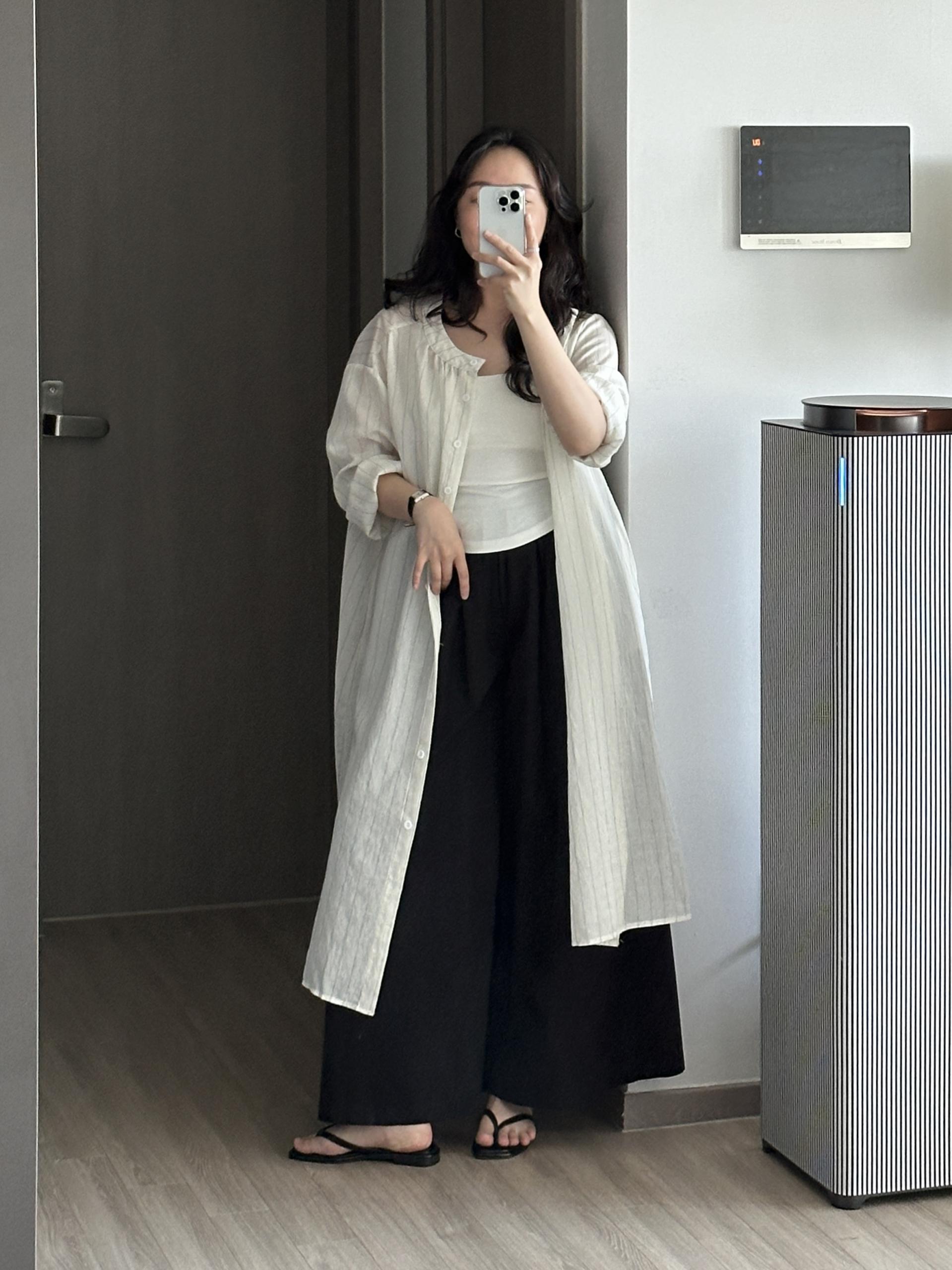 데칸 린넨 ST 롱 로브 | 2 COLOR