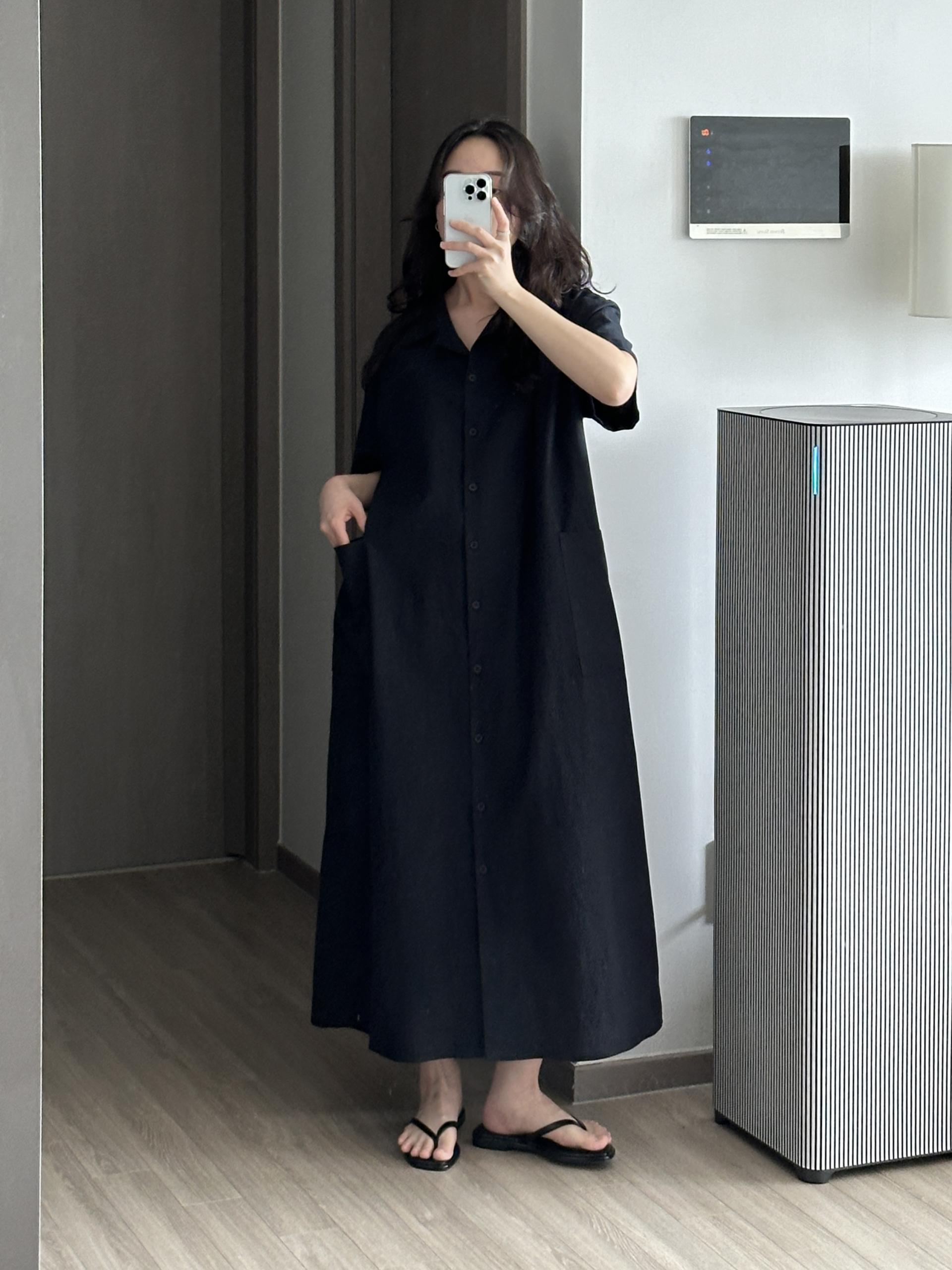 레이브 린넨 원피스 | 3 COLOR