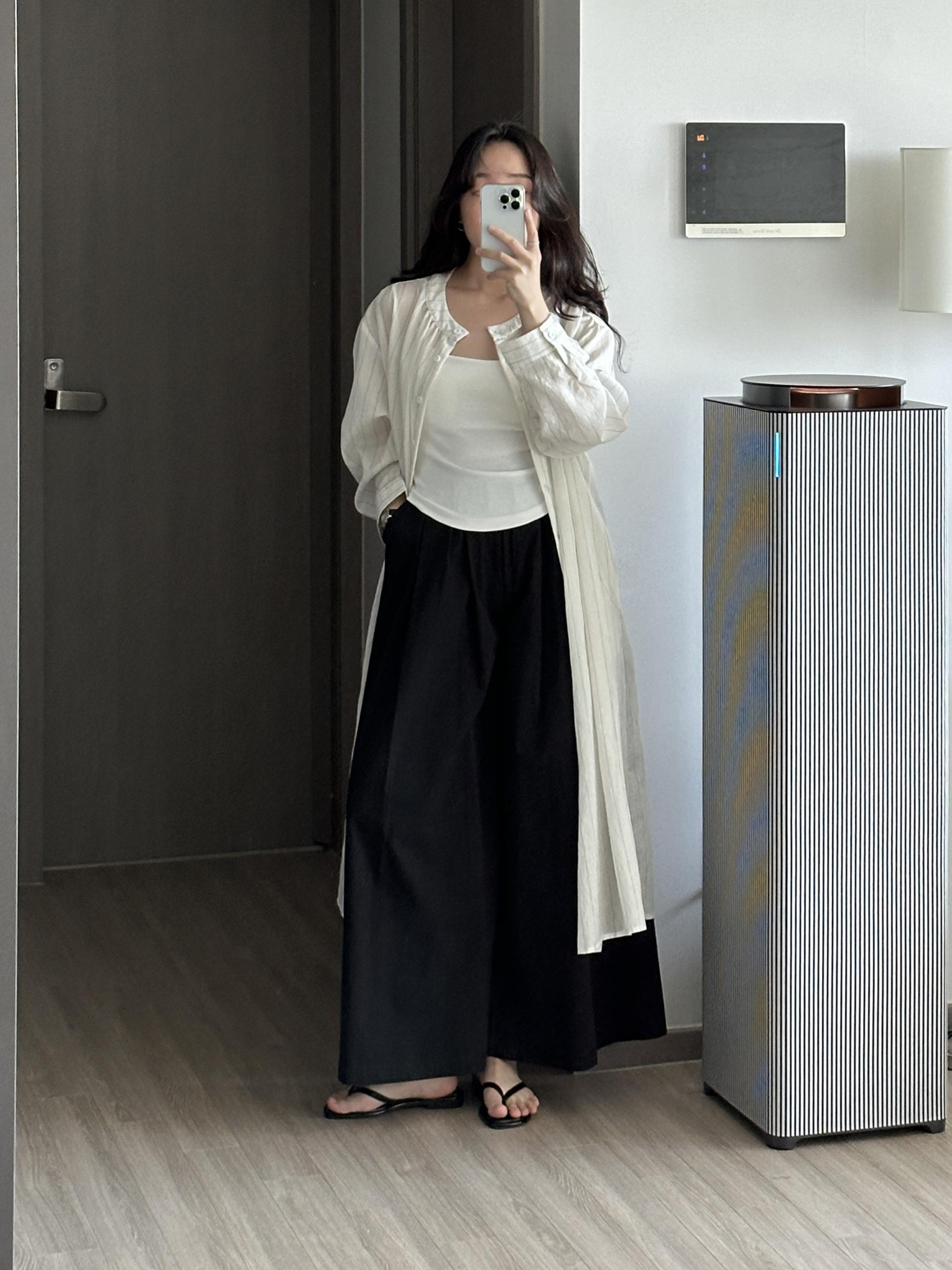 데칸 린넨 ST 롱 로브 | 2 COLOR