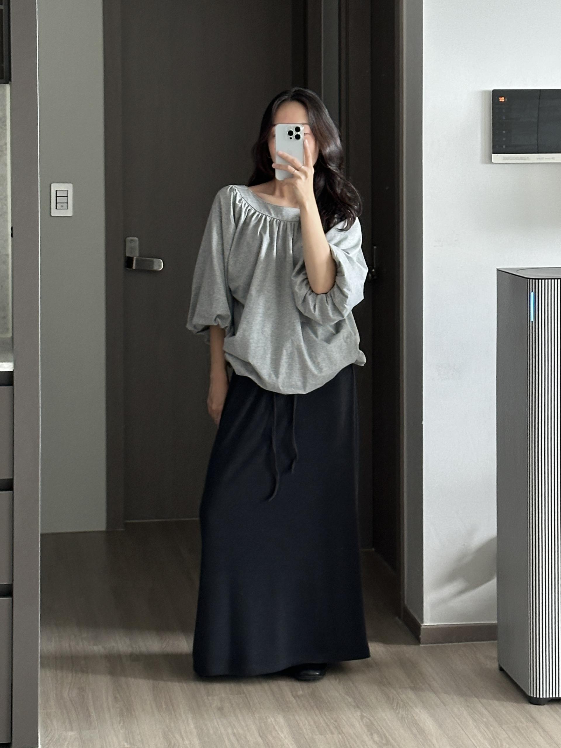 셀르 롱 스커트 | 4 COLOR