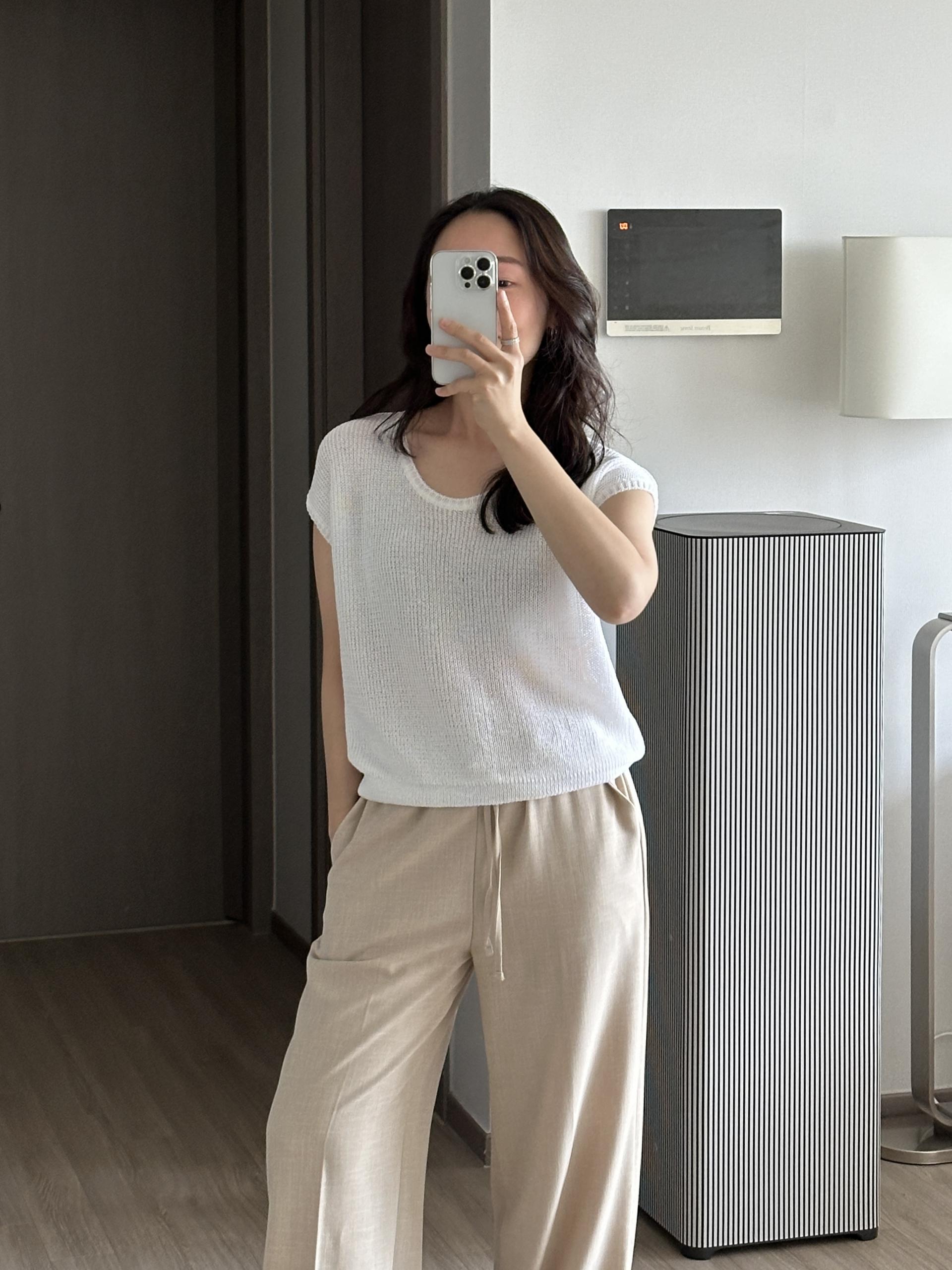 허쉬 린넨 밴딩 팬츠 | 3 COLOR (3 SIZE)