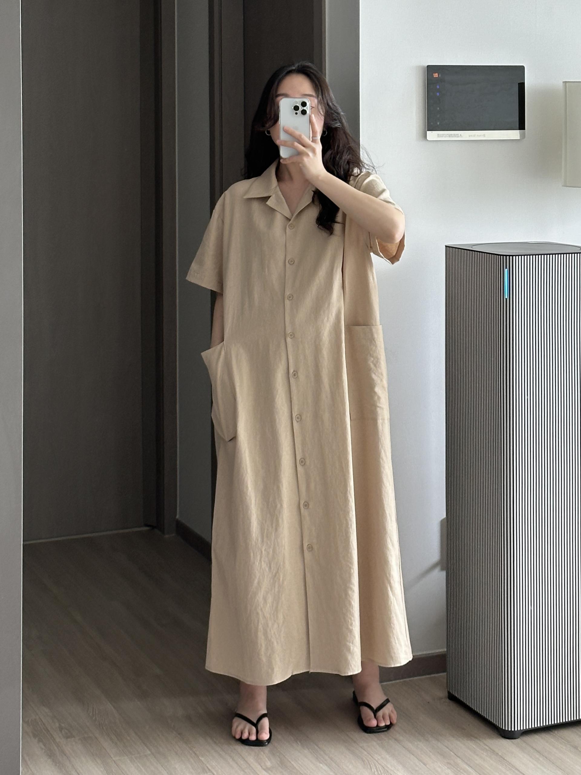 레이브 린넨 원피스 | 3 COLOR