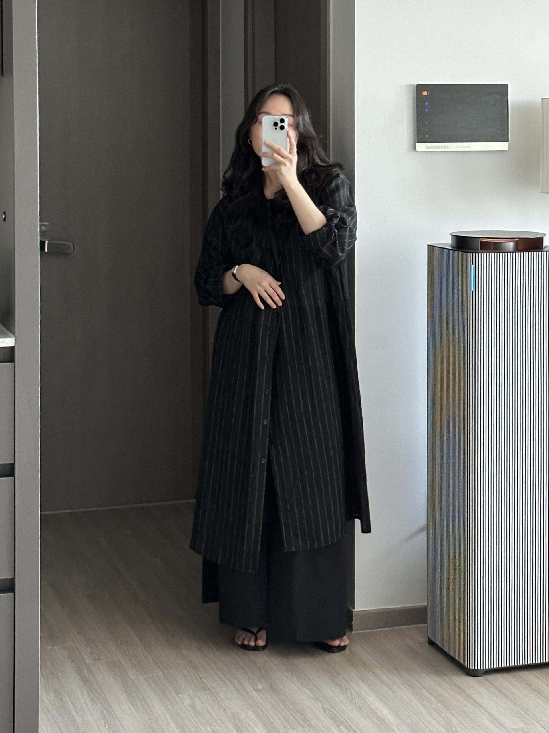 데칸 린넨 ST 롱 로브 | 2 COLOR