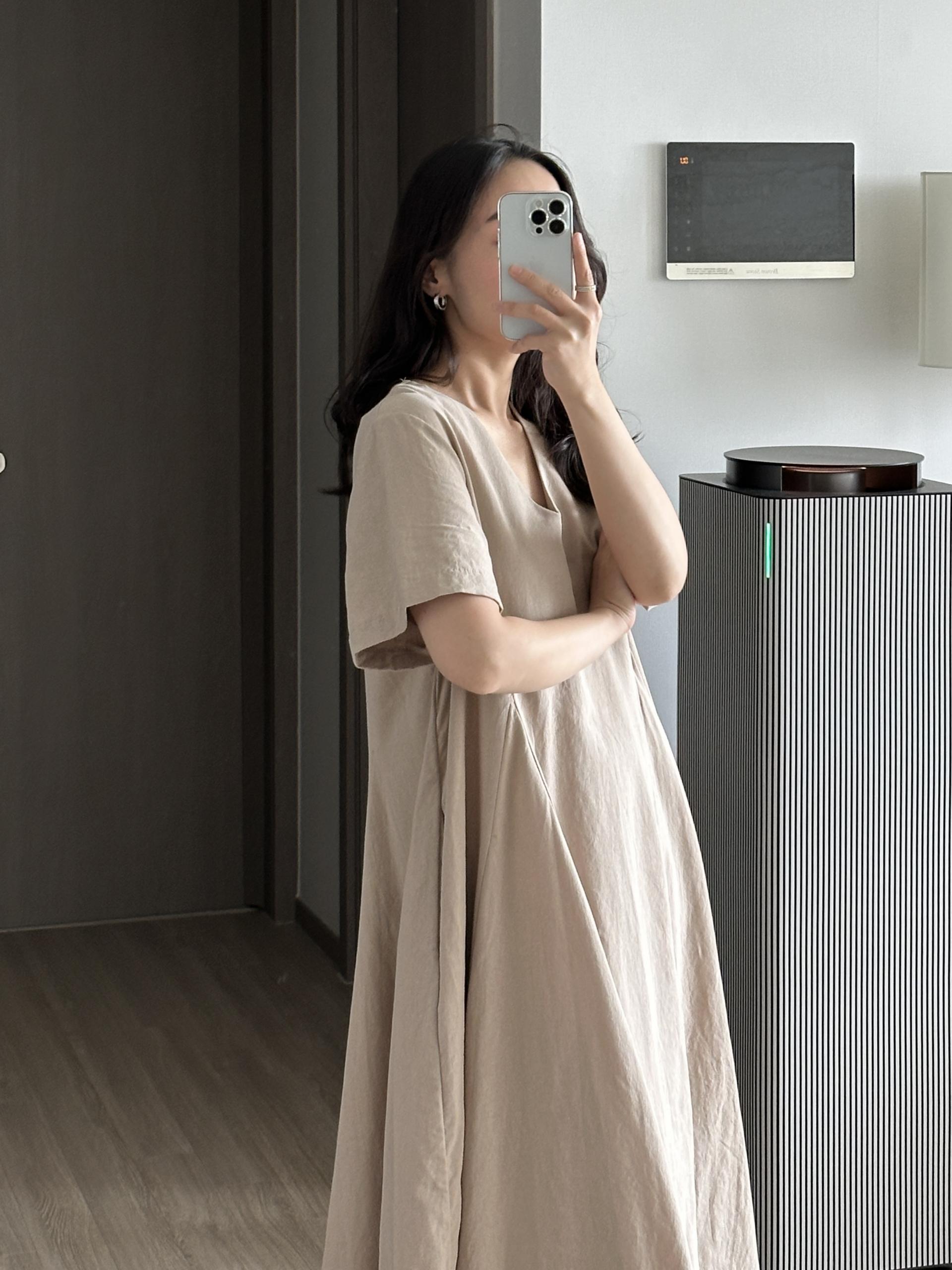가이아 린넨 원피스 | 2 COLOR