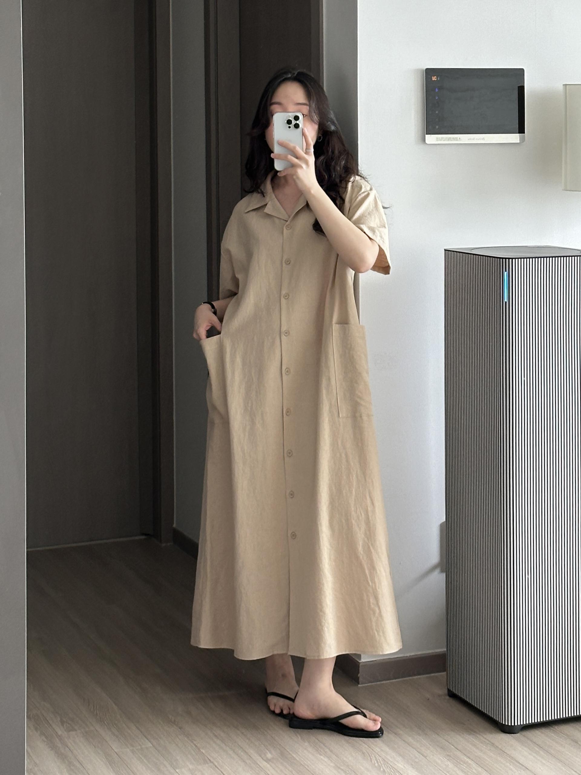 레이브 린넨 원피스 | 3 COLOR