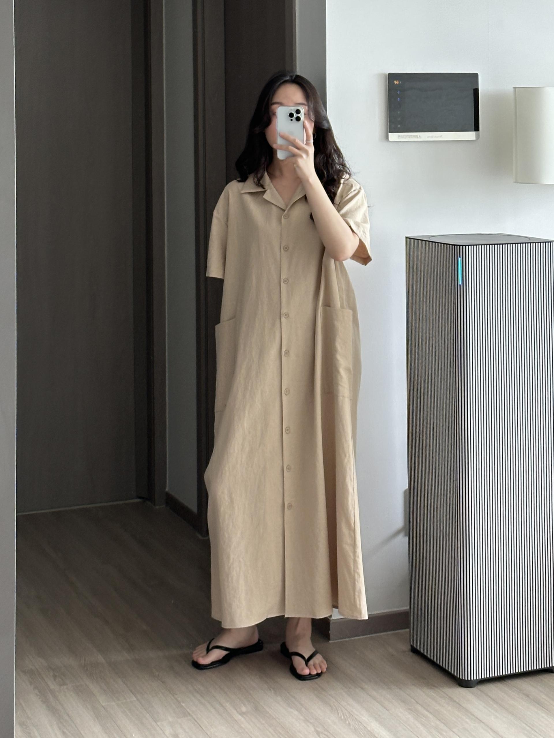 레이브 린넨 원피스 | 3 COLOR