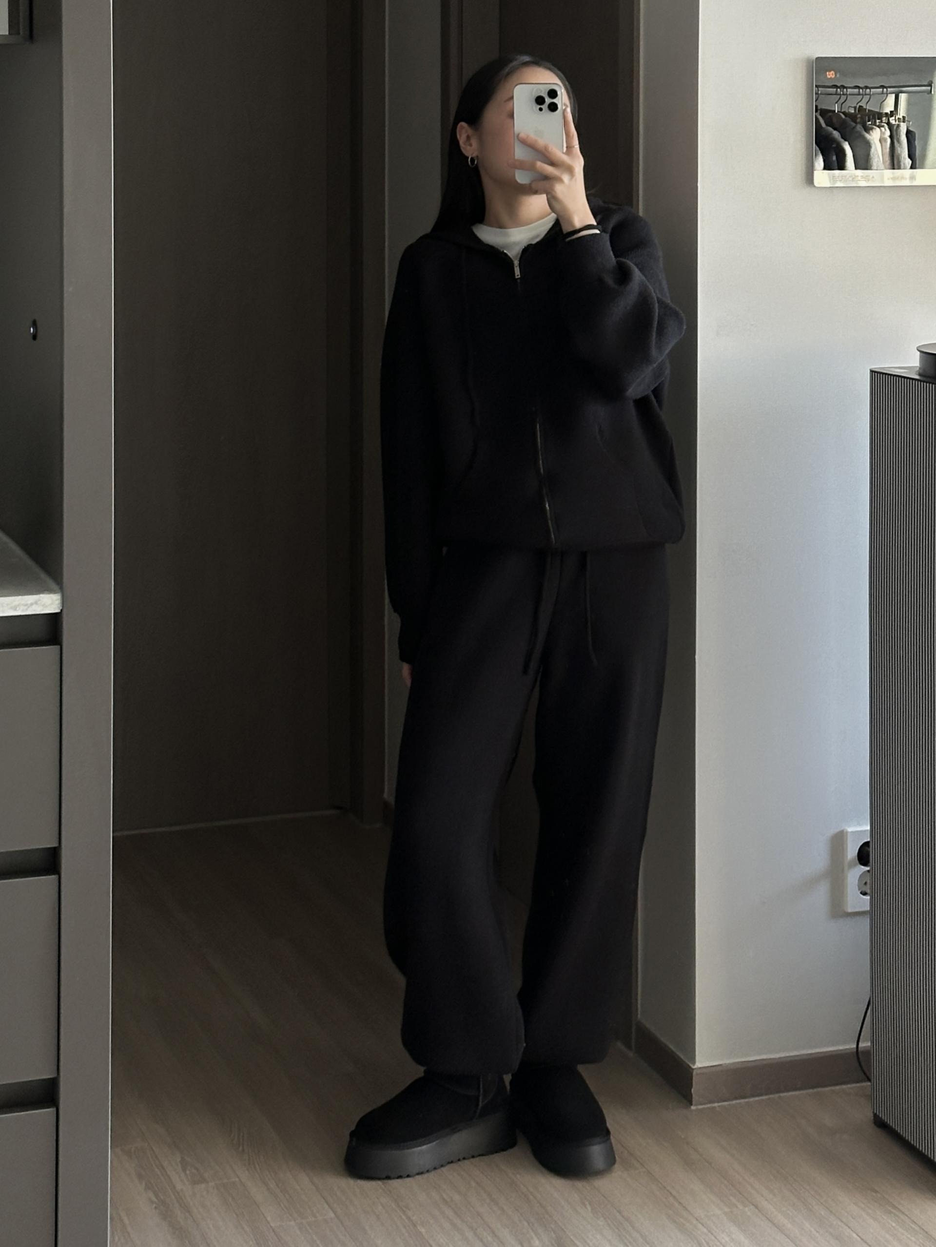 마일 후드 집업 세트 | 3 COLOR