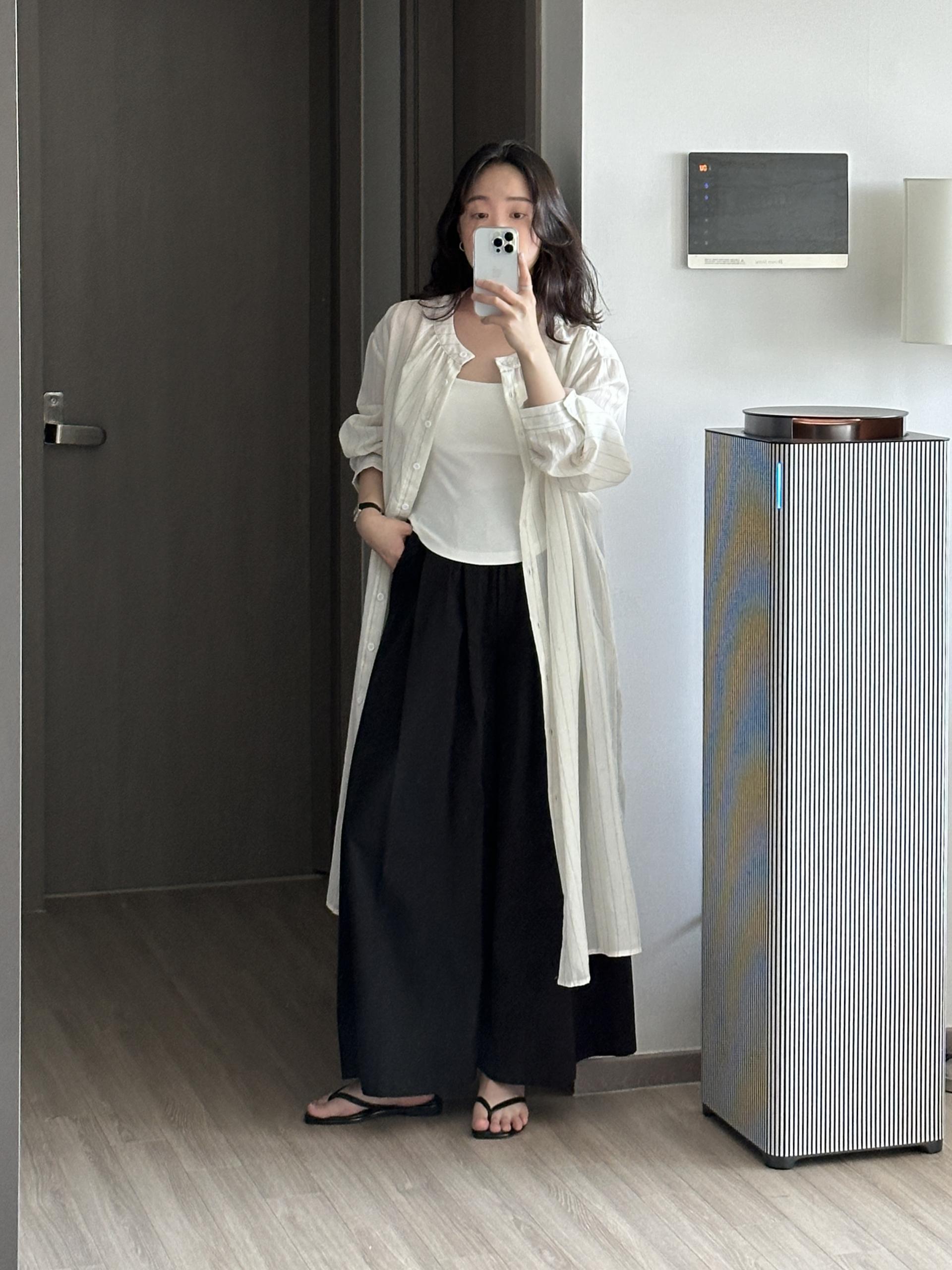 데칸 린넨 ST 롱 로브 | 2 COLOR