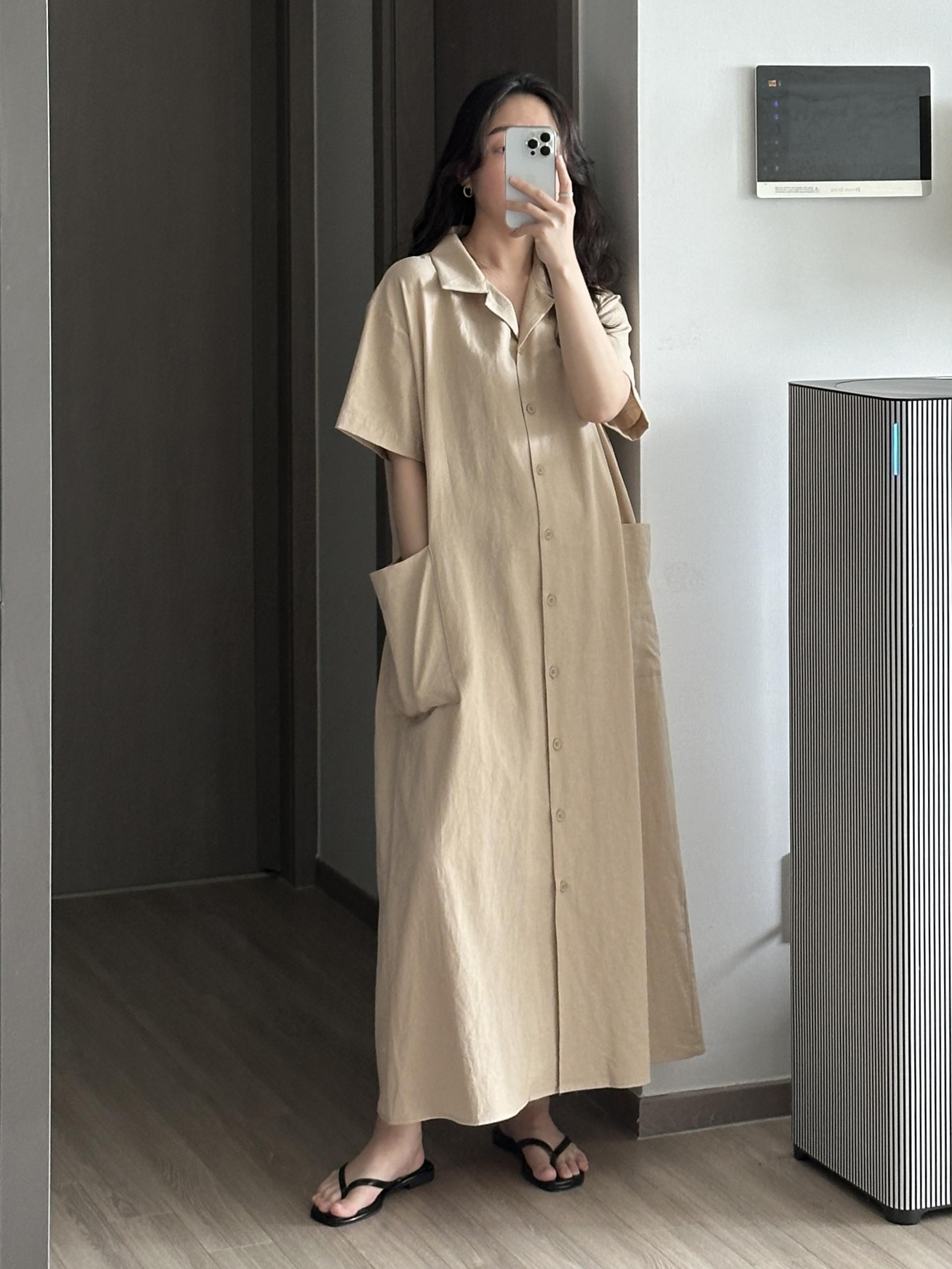 레이브 린넨 원피스 | 3 COLOR