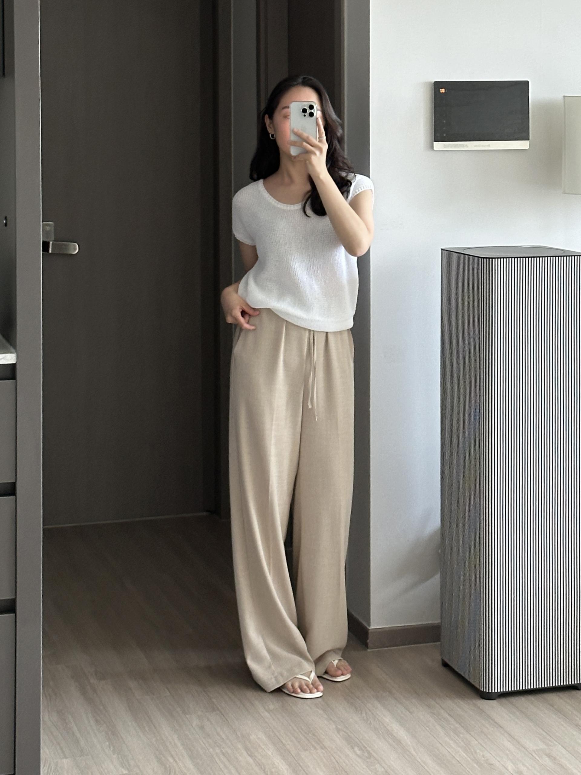 허쉬 린넨 밴딩 팬츠 | 3 COLOR (3 SIZE)