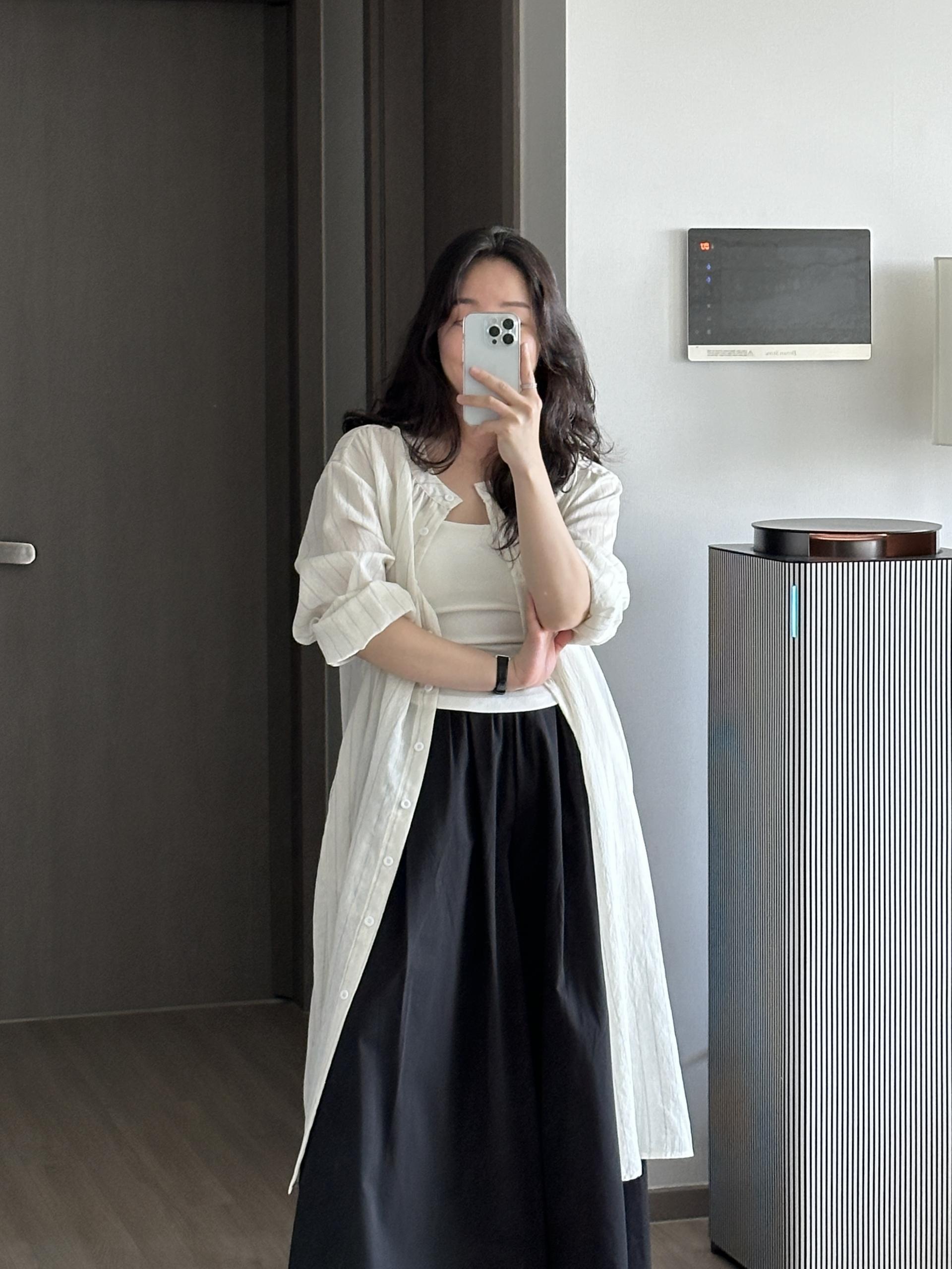 데칸 린넨 ST 롱 로브 | 2 COLOR