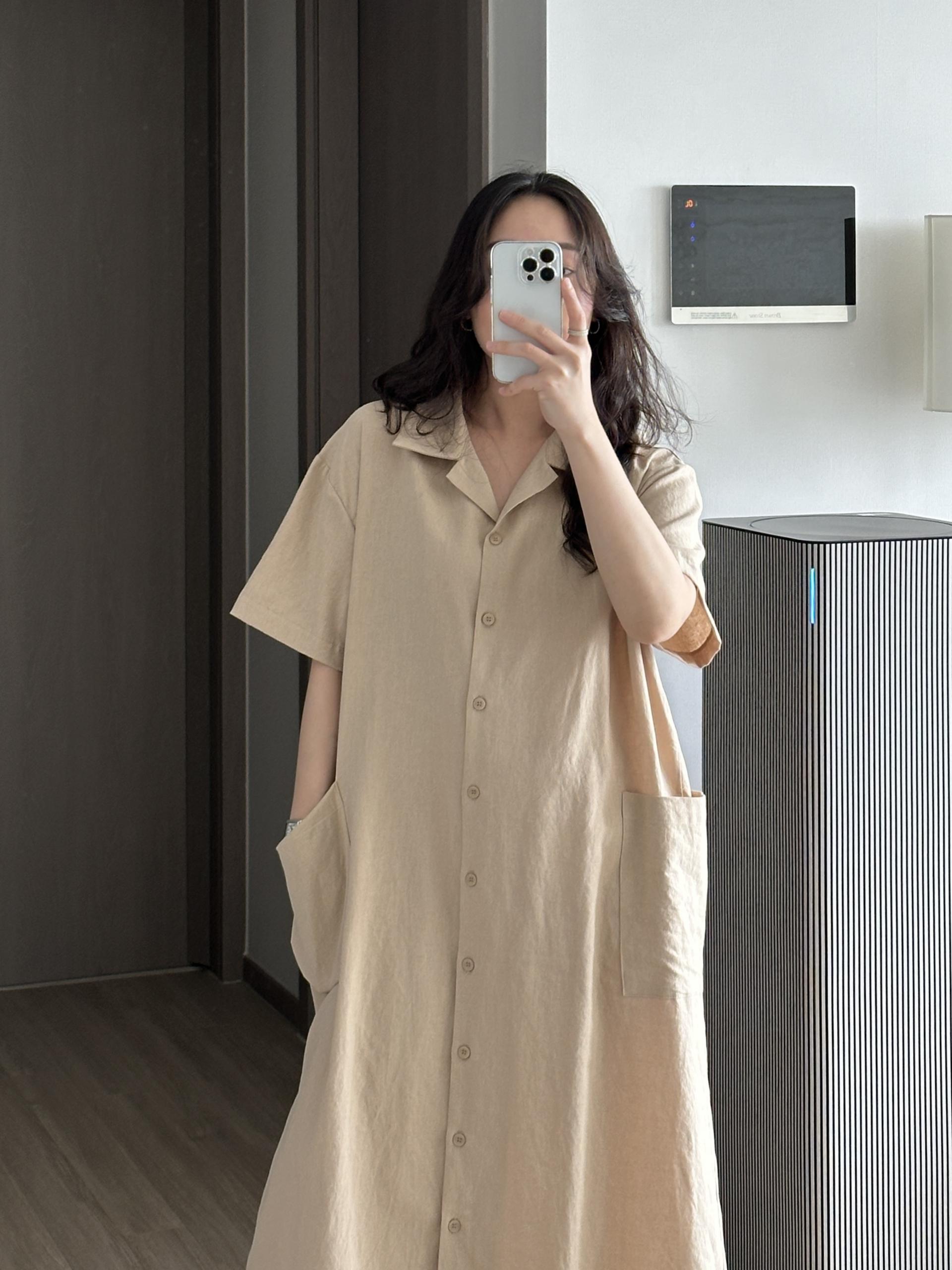 레이브 린넨 원피스 | 3 COLOR
