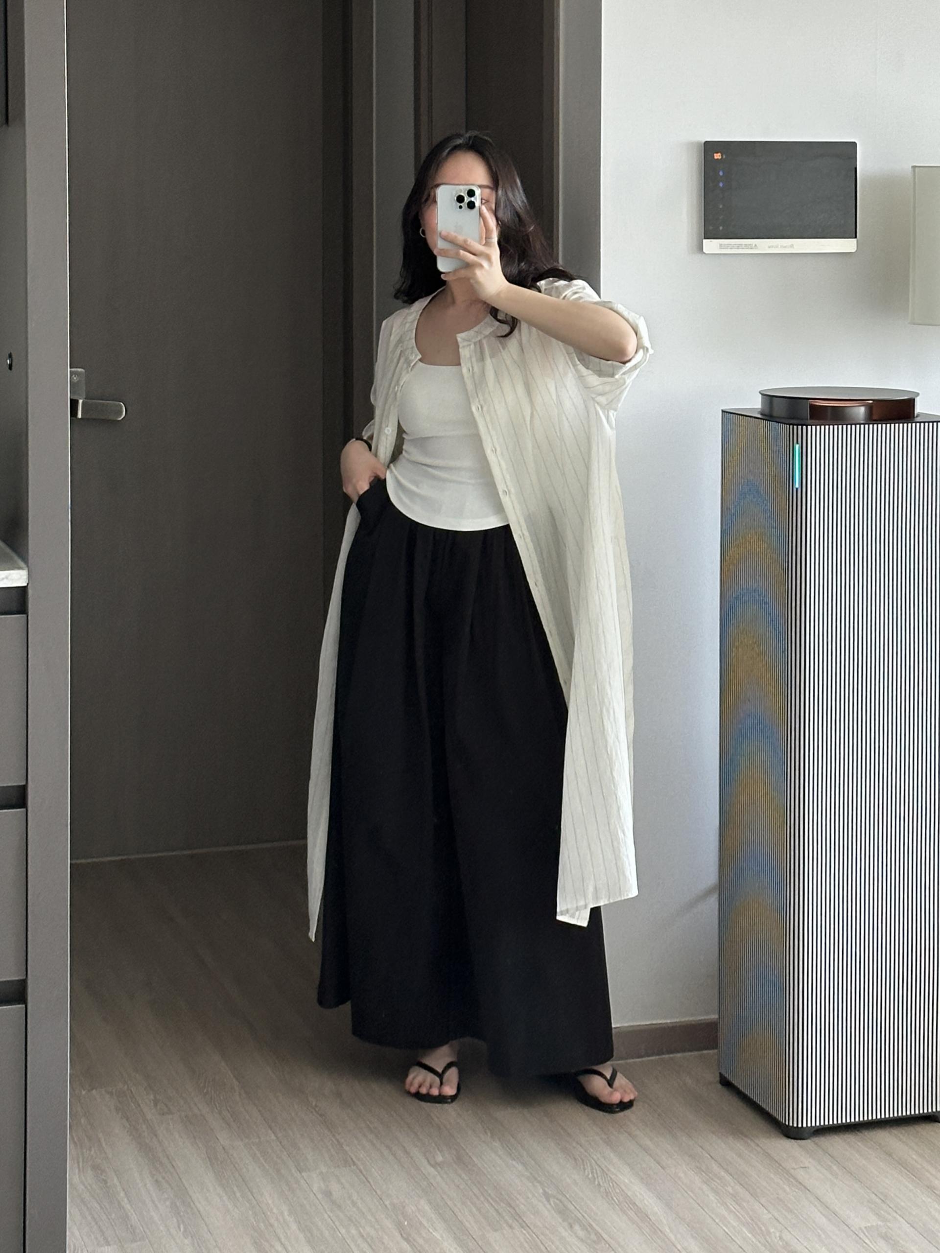 데칸 린넨 ST 롱 로브 | 2 COLOR