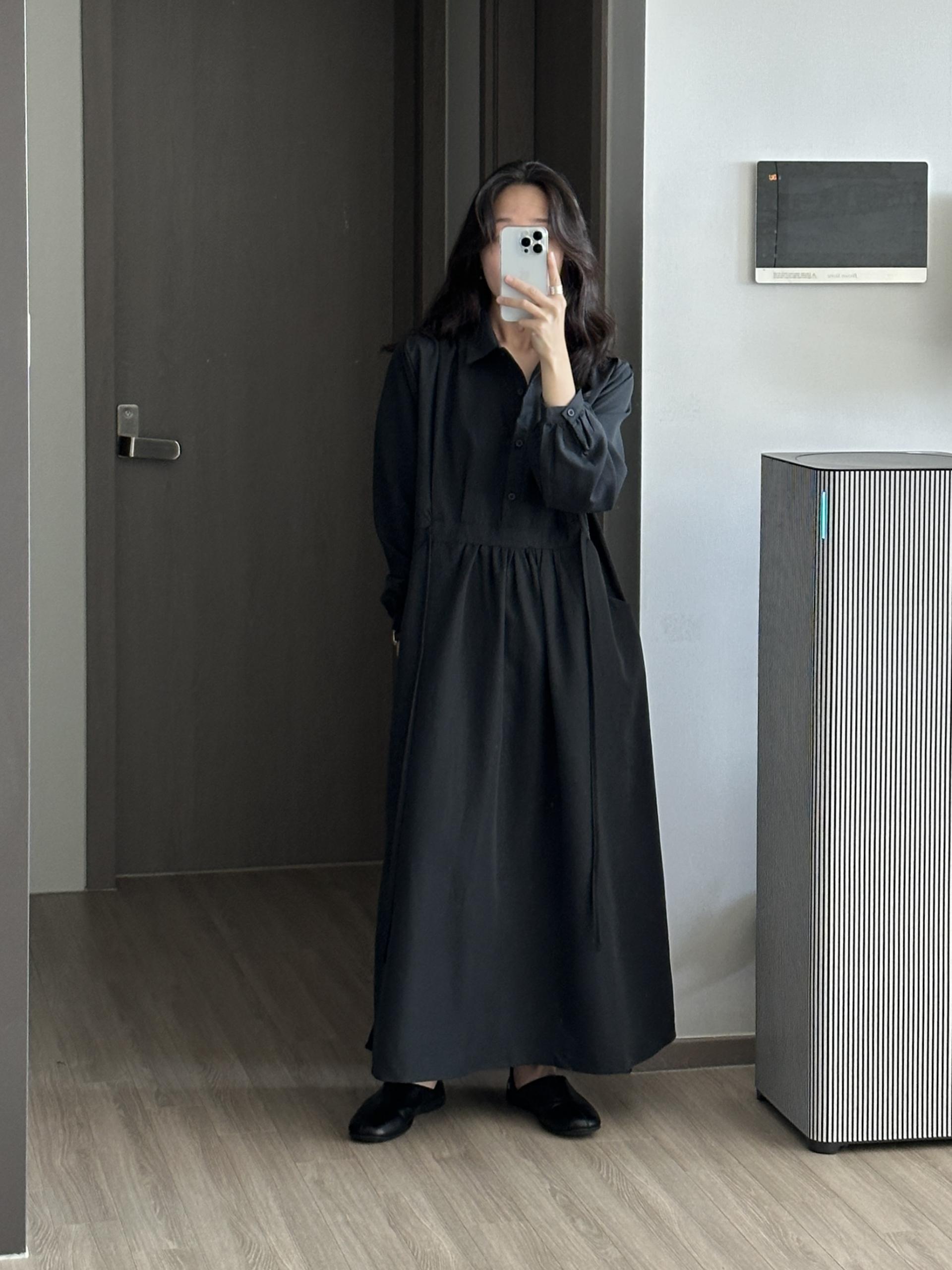 레터 원피스 | 2 COLOR