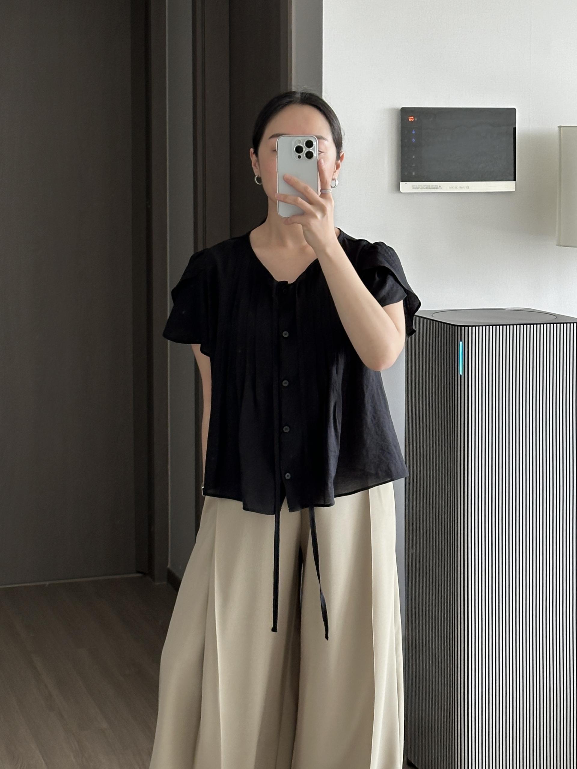 실루엣 와이드 팬츠 | 2 COLOR