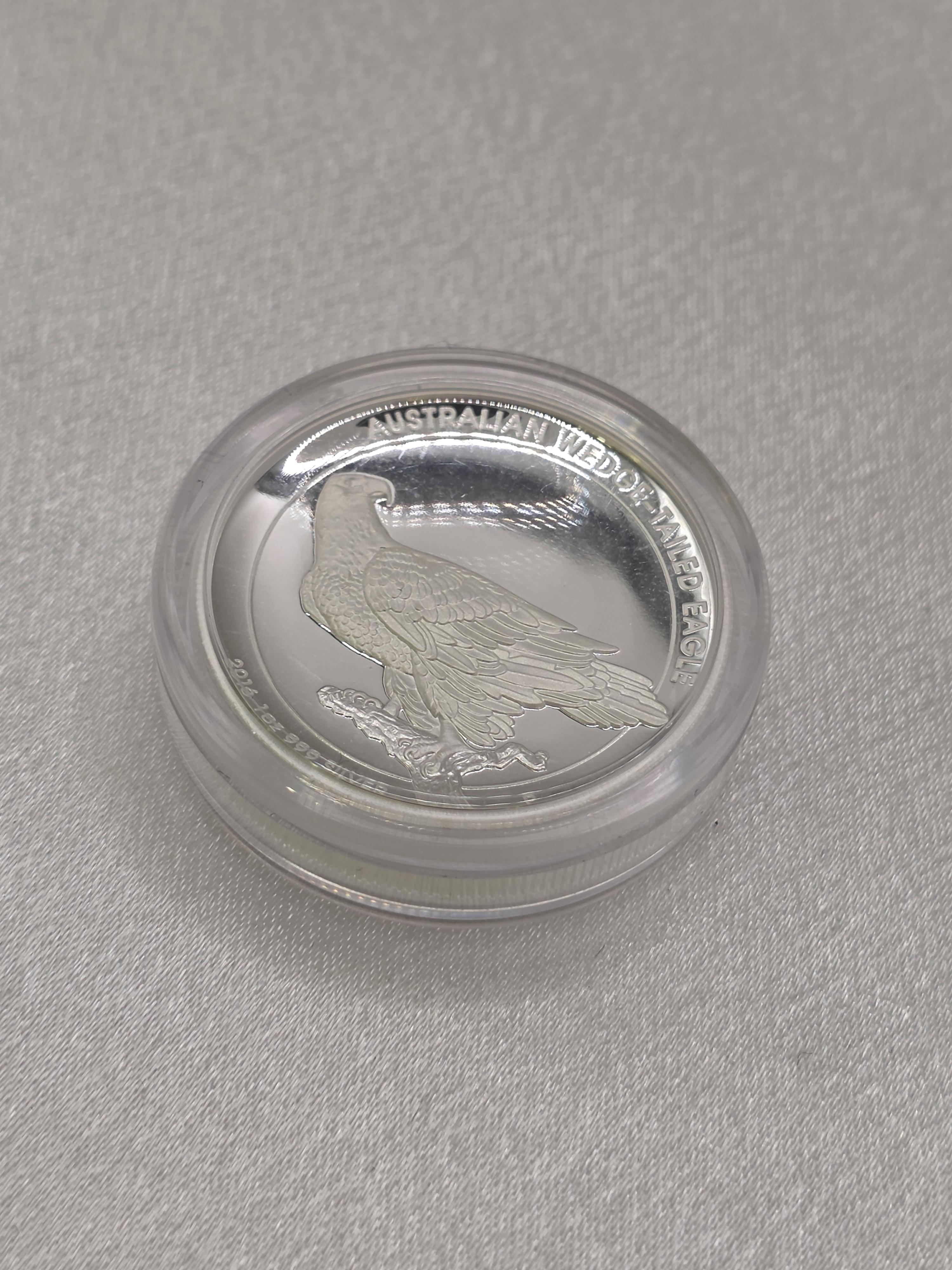 2016 Australian 1 oz Silver Wedge Tailed Eagle High Relief Coin