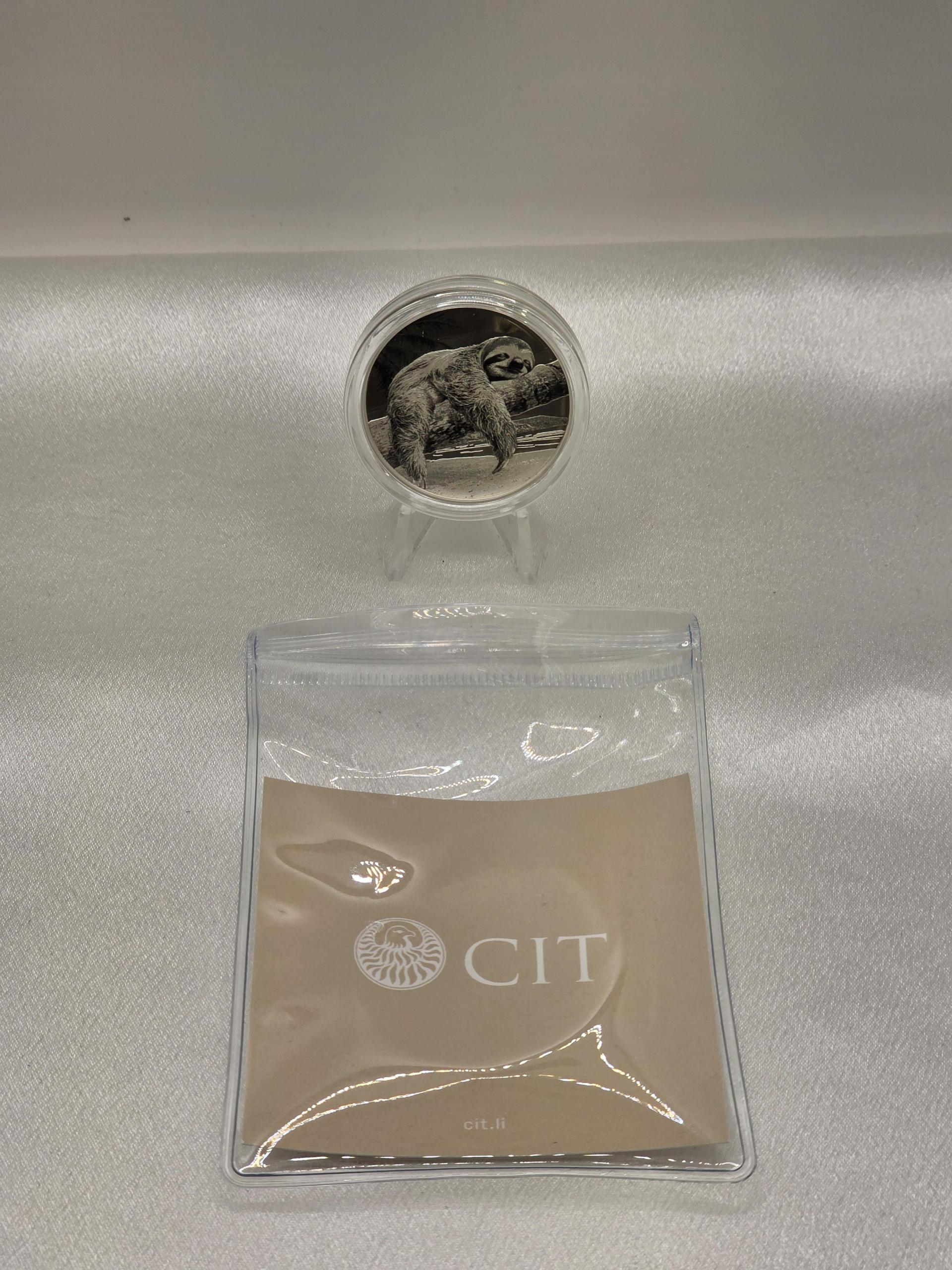 CIT Seven Deadly Sins Sloth 1 oz Silver Coin 2026