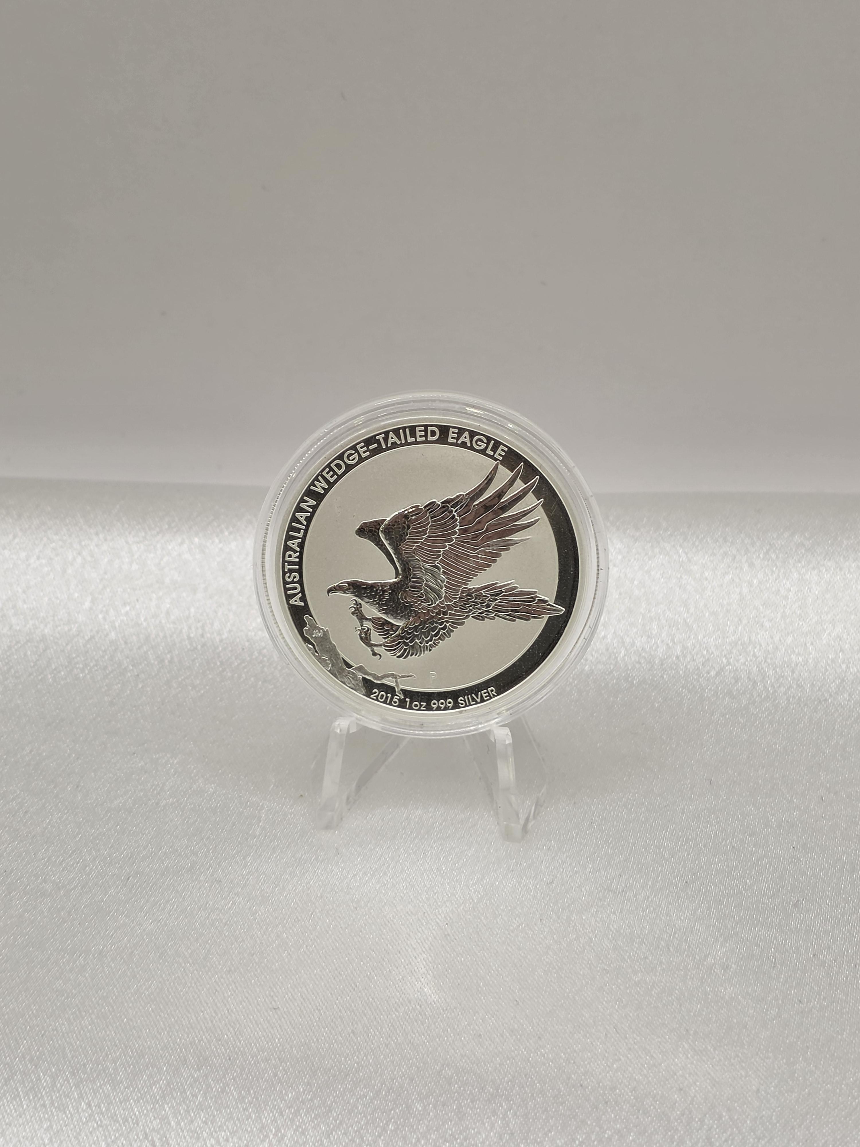2015 Australian 1 oz Silver Wedge Tailed Eagle BU