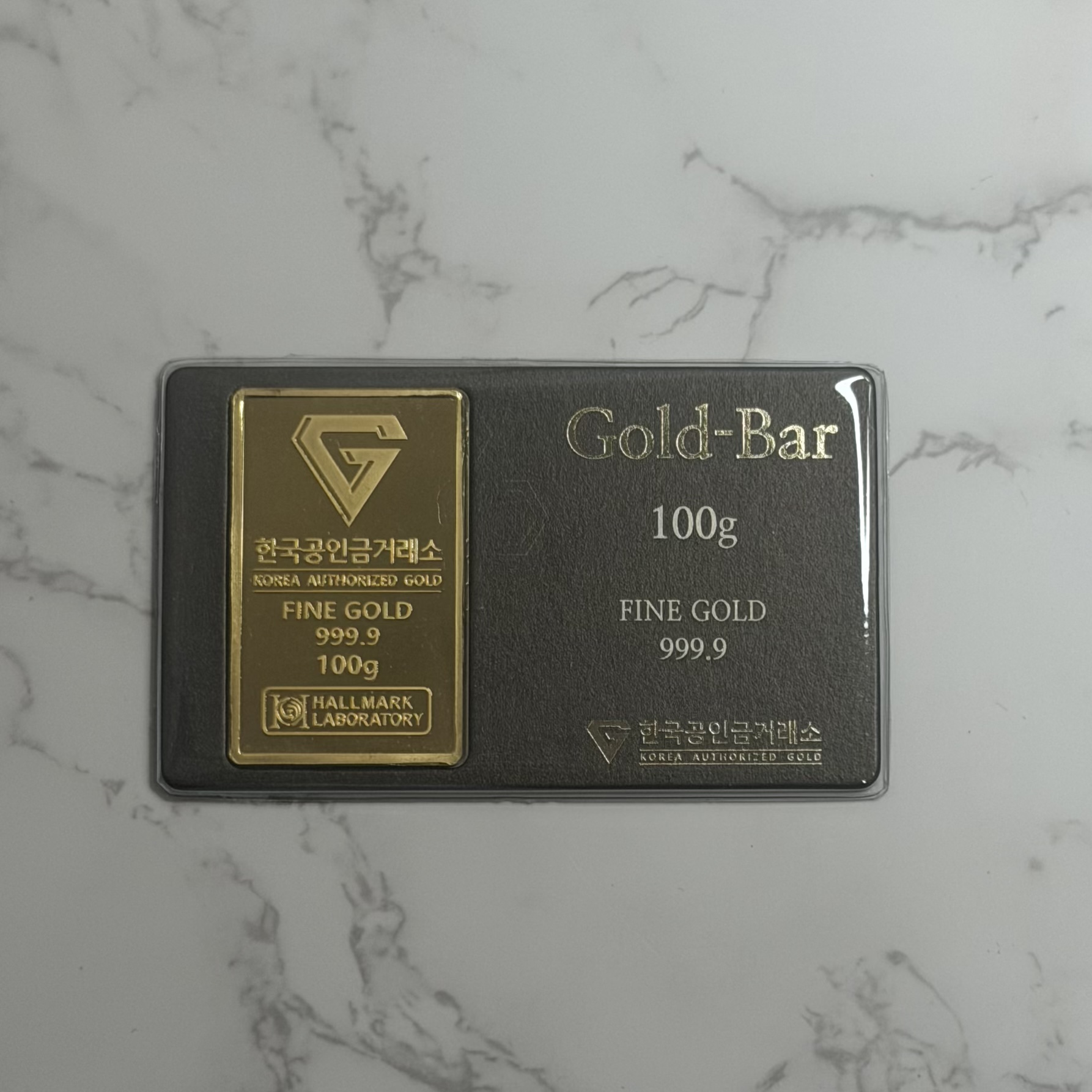 한국공인금거래소 골드바 100g