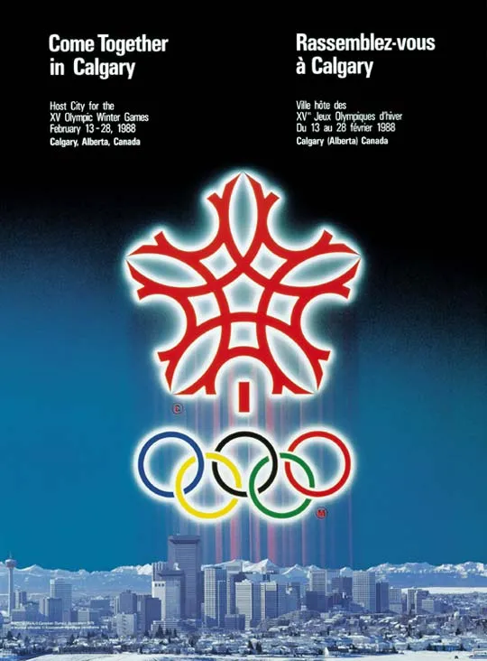 1988년 캐나다 캘거리 동계올림픽 무광프루프 기념 금주화