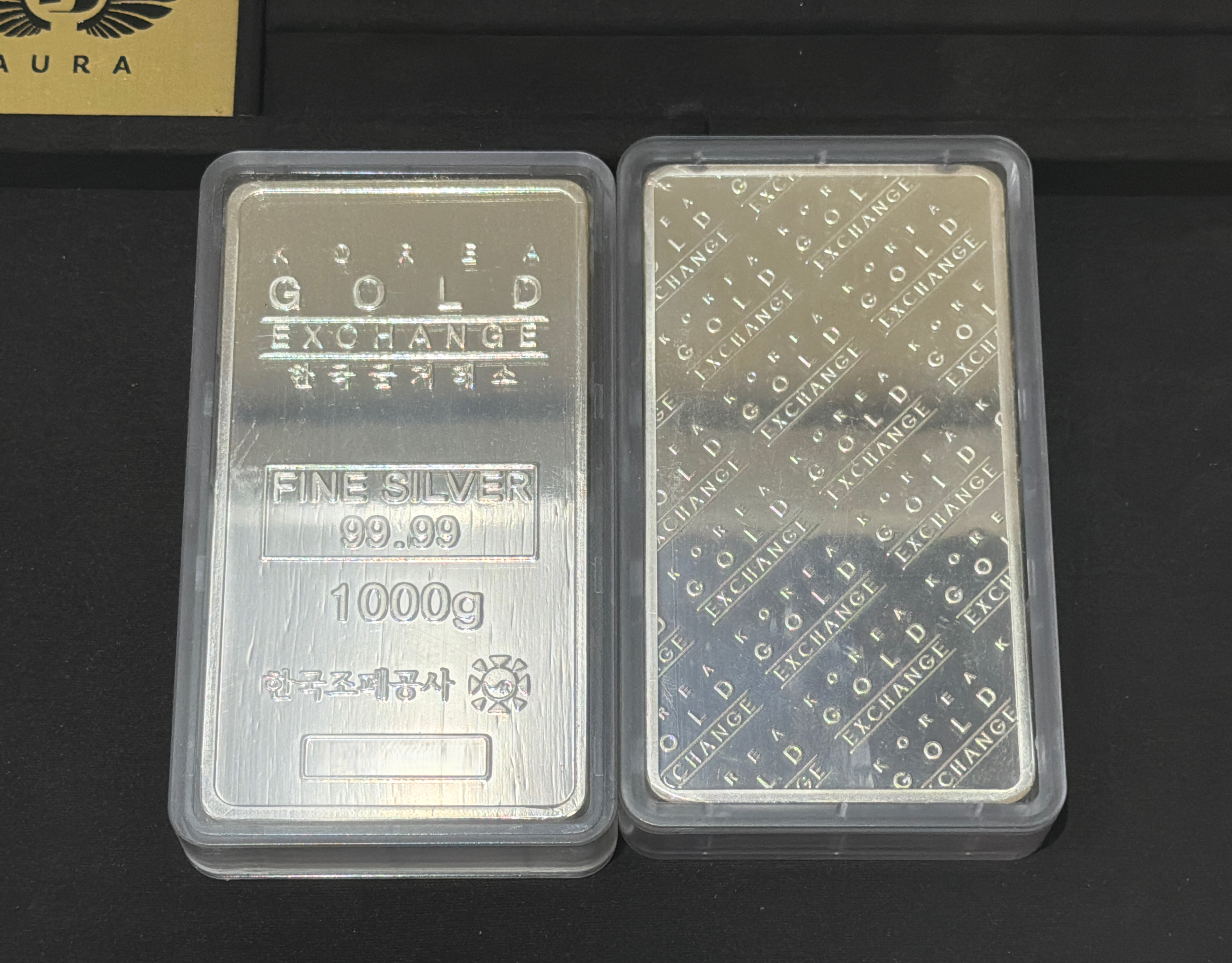 [흑점] 한국금거래소 조폐인증 실버바 1000g