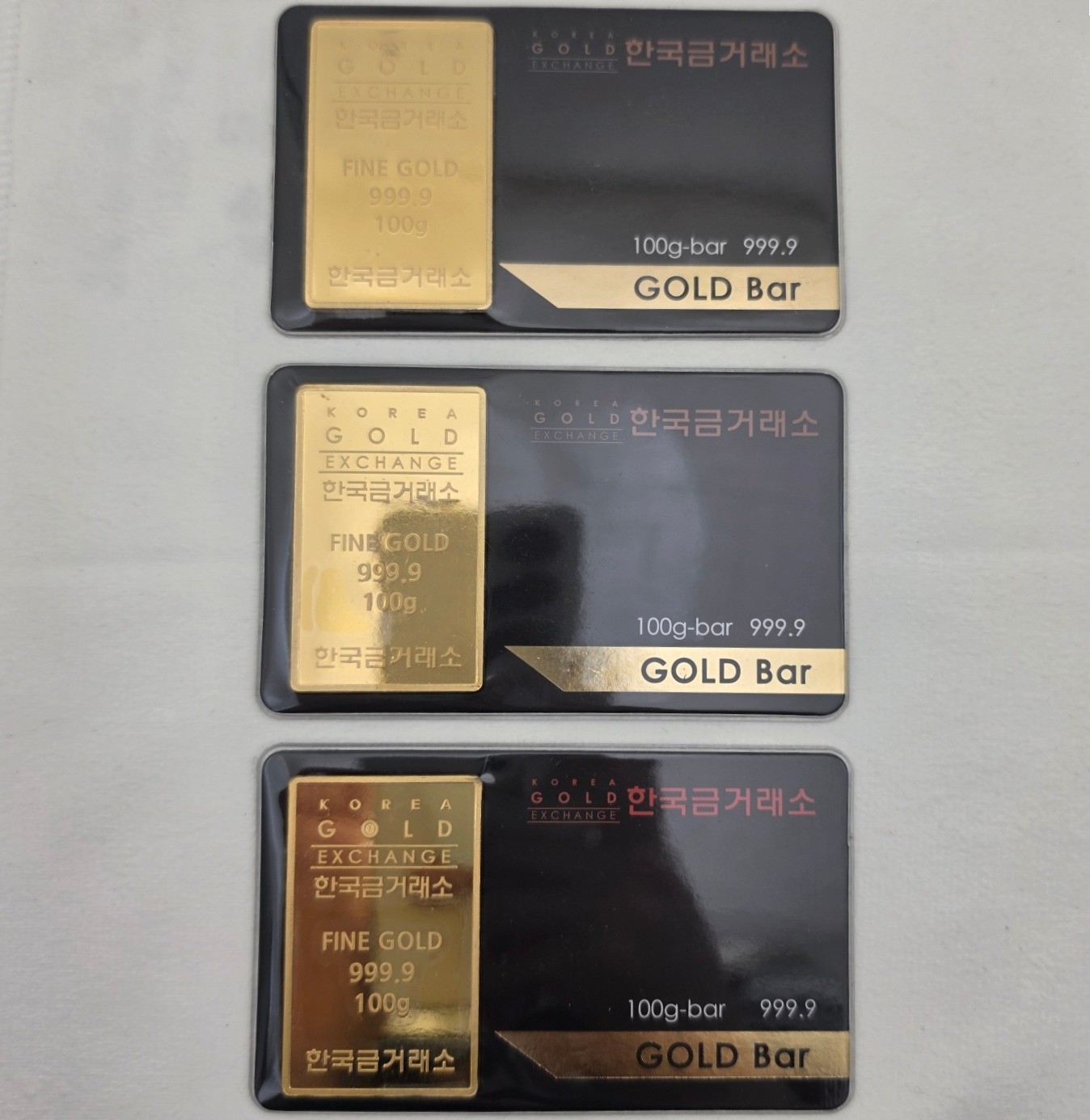 [구형] 한국금거래소 골드바 100g