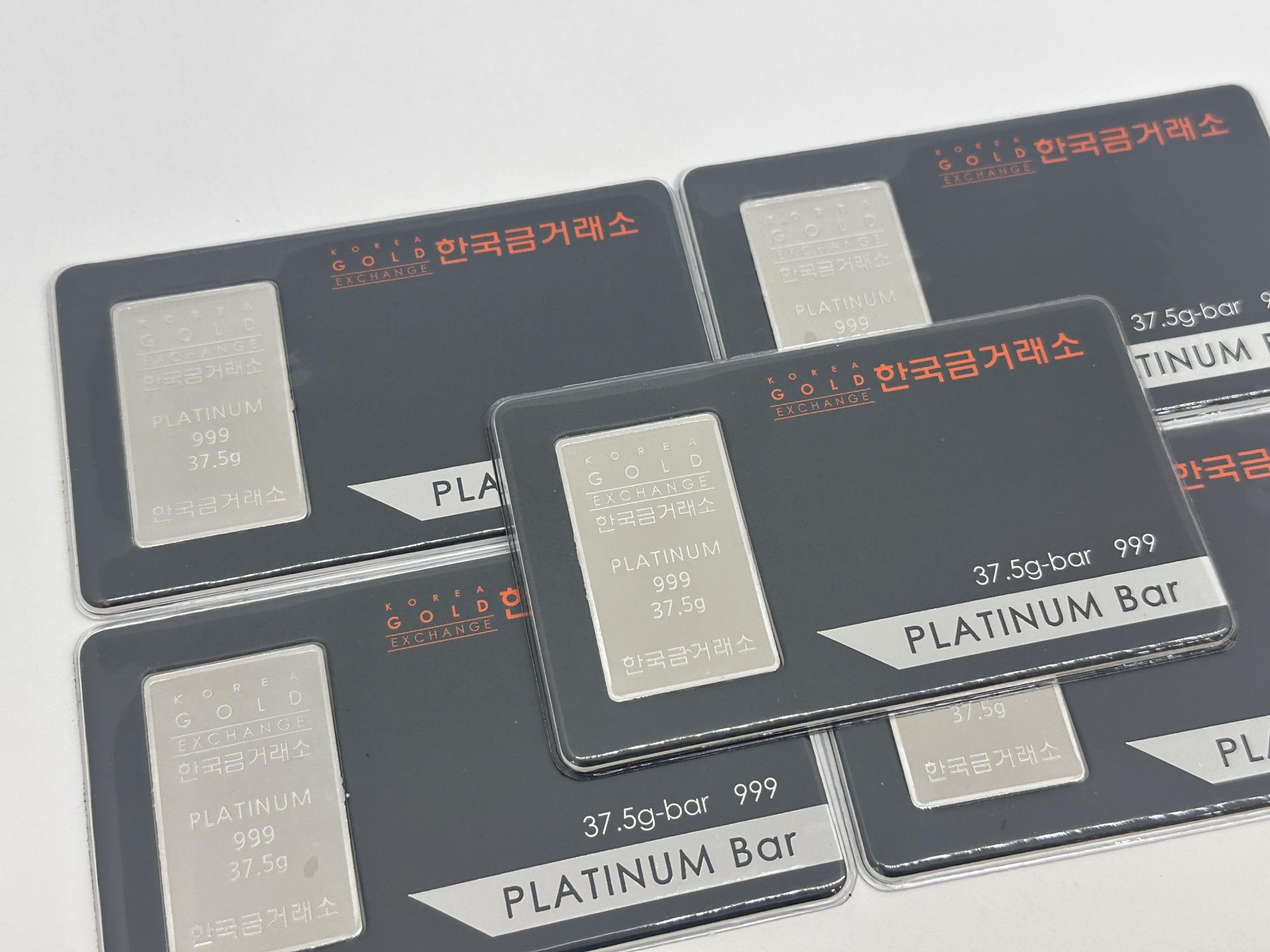 한국금거래소 플래티넘 민티드바 37.5g
