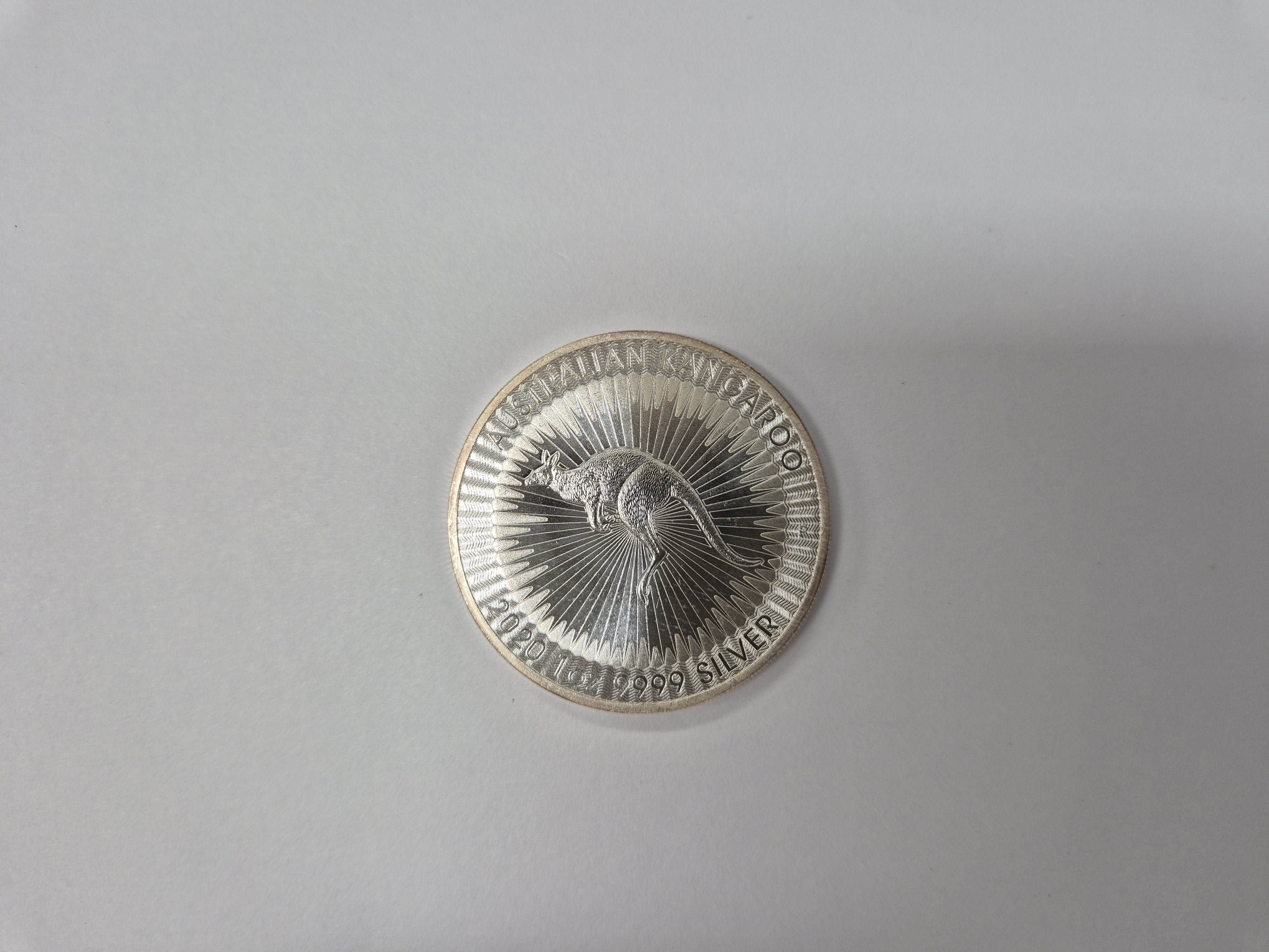 2020 1온스 실버 캥거루 불리온 주화 1oz