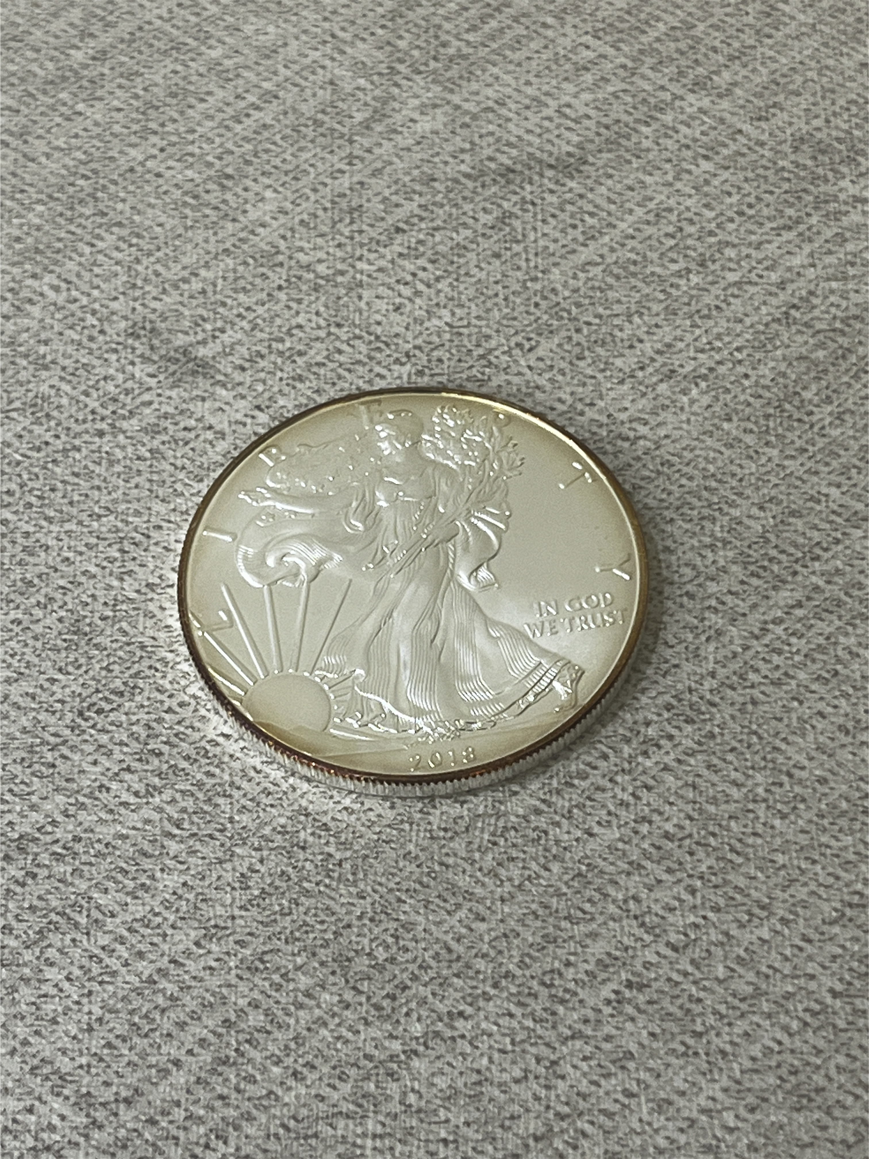 [변색] 2018 1온스 실버 이글 불리온 주화 20oz