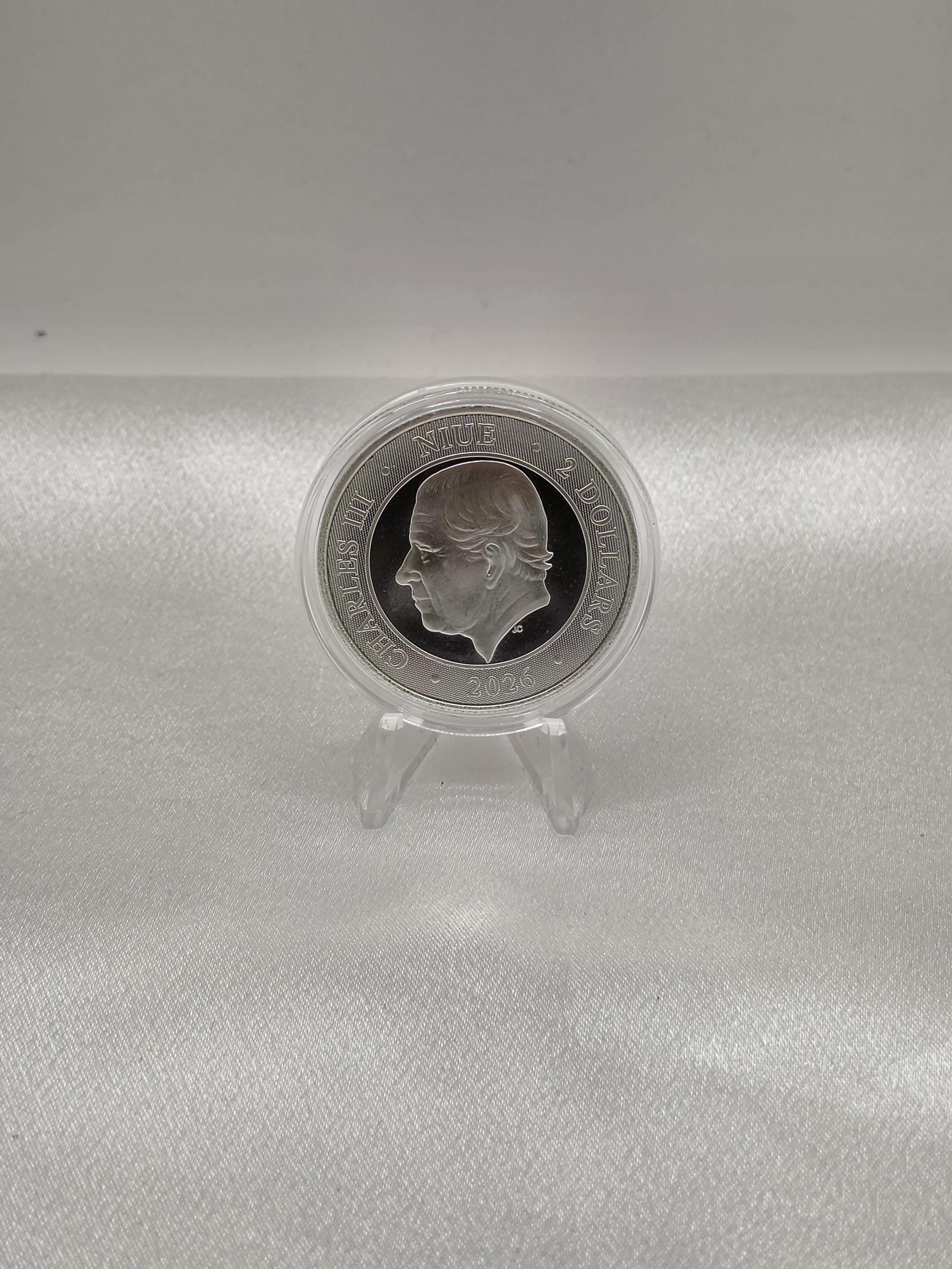 2026 Niue 1 oz Silver Southern Cross High Relief BU