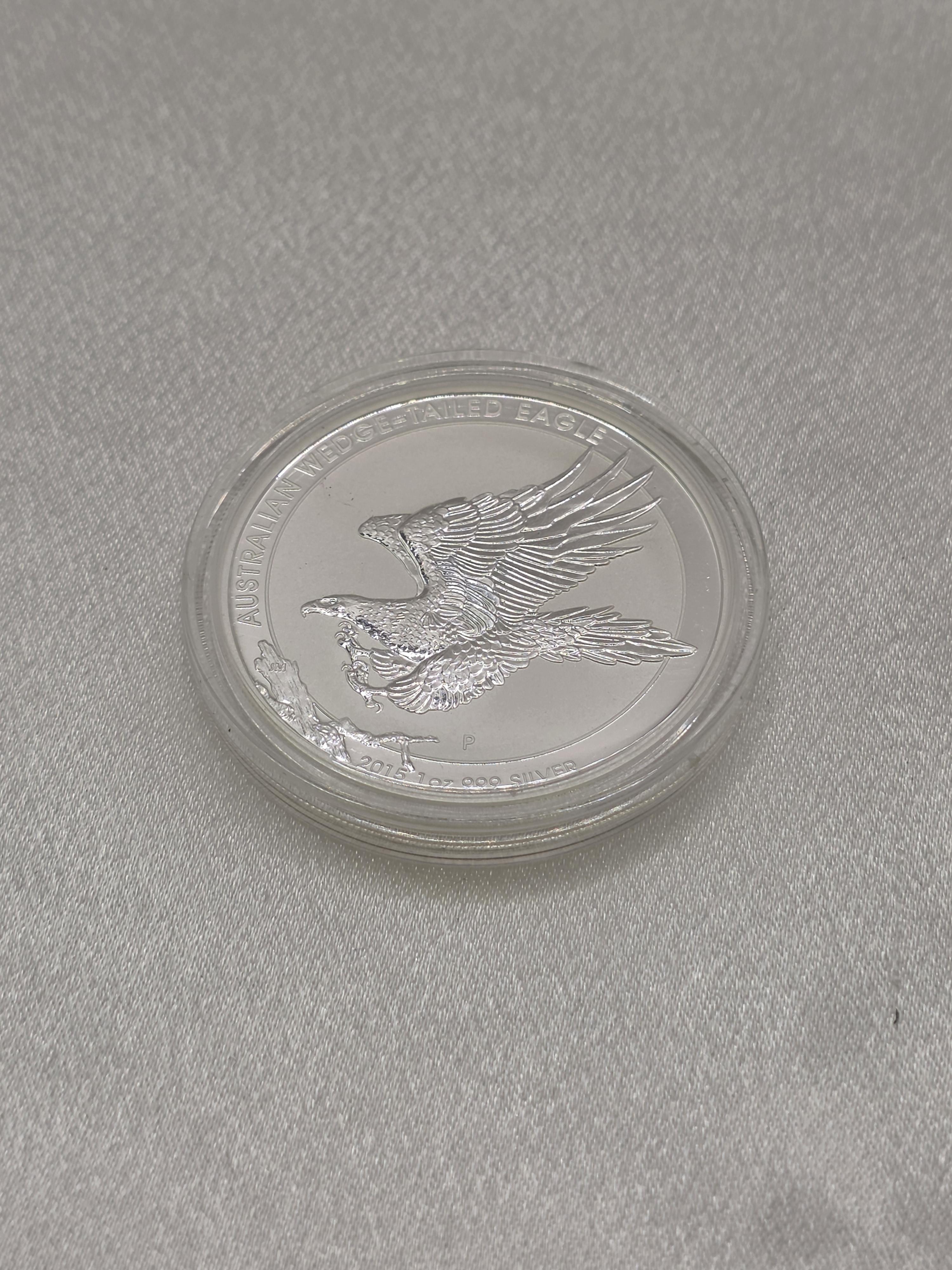 2015 Australian 1 oz Silver Wedge Tailed Eagle BU