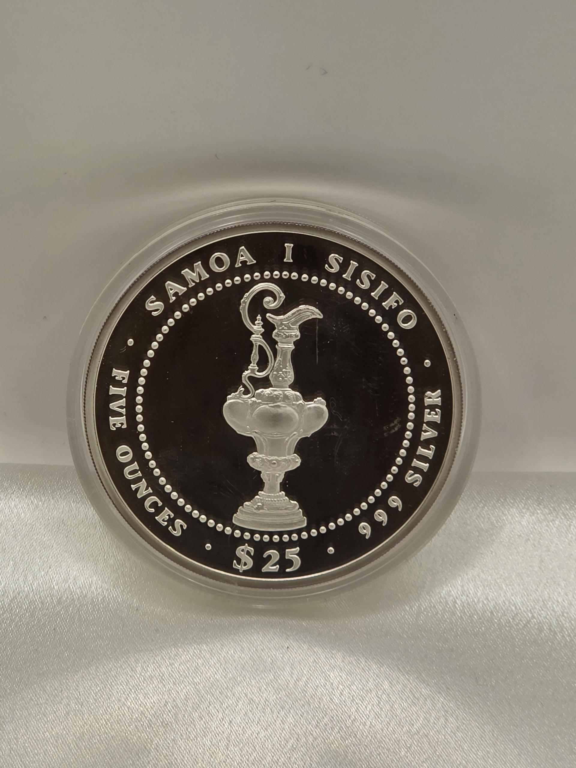 1987 America's Cup Perth Australia Samoa Sisifo 5 oz