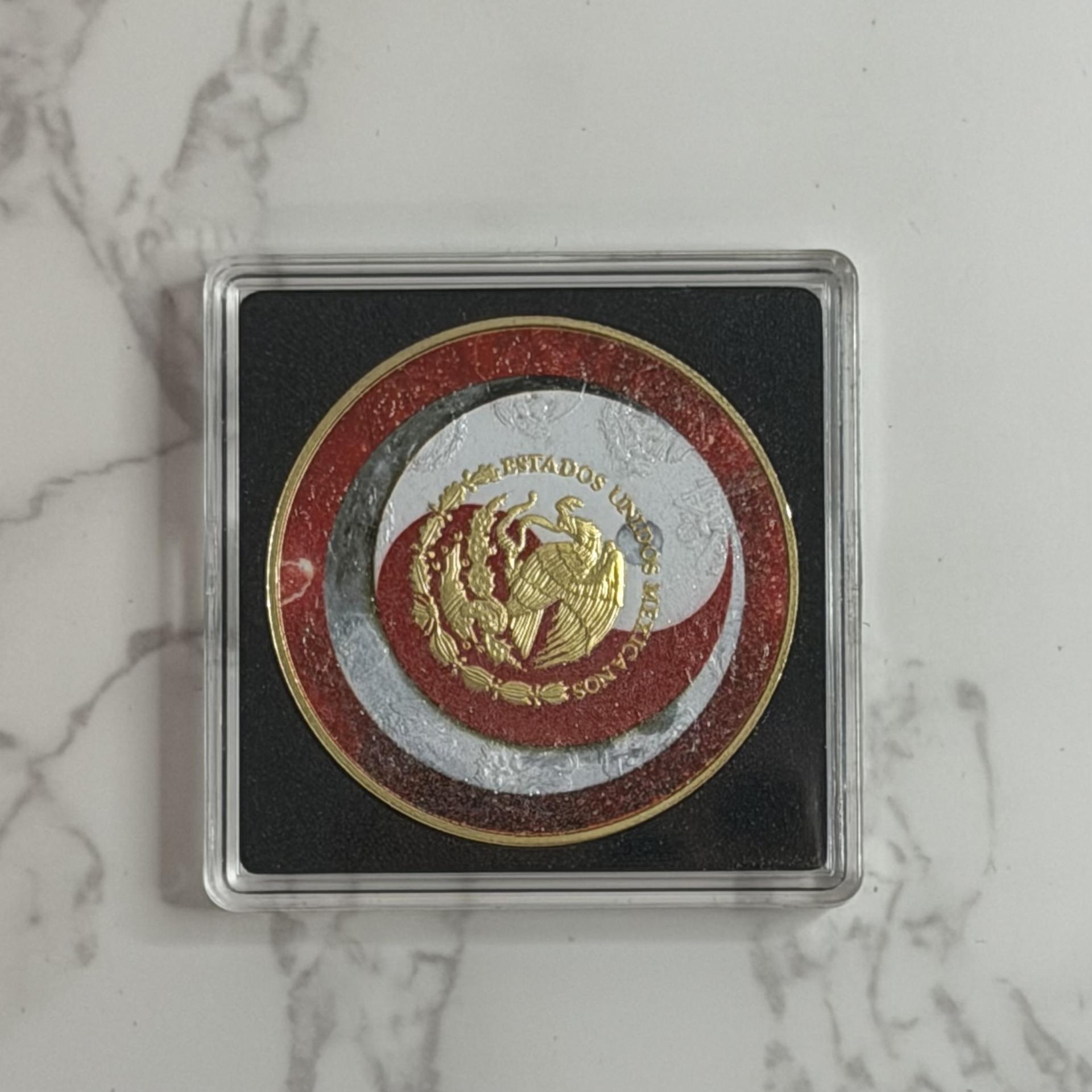 2024 Mexico 1 oz Silver Libertad SUN&MOON - RED EDITION