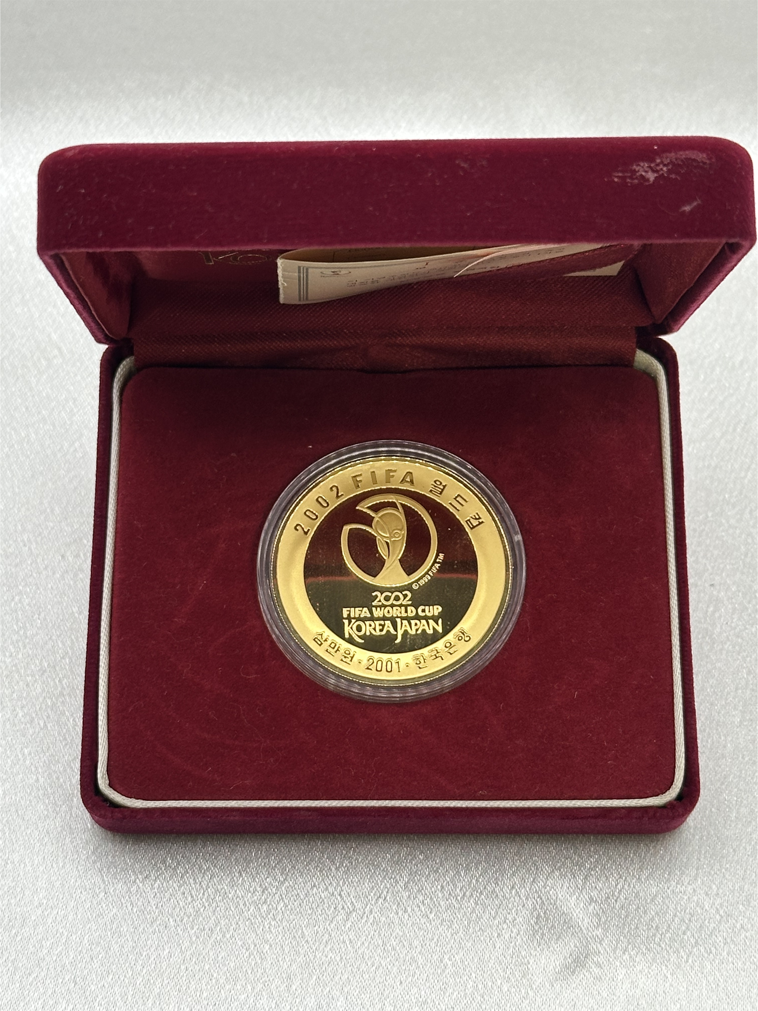 2002 FIFA 월드컵 기념주화 1차 1oz