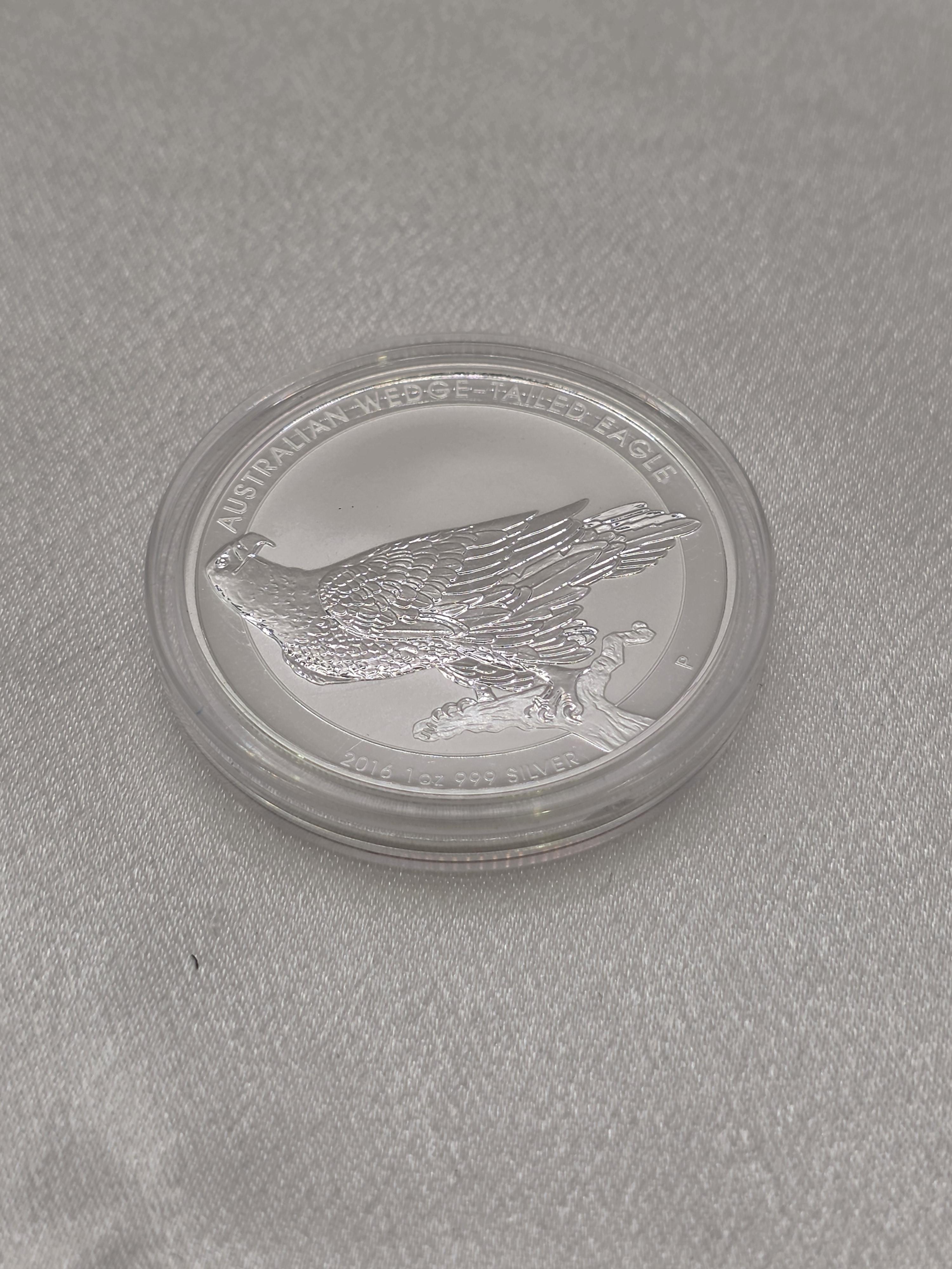 2016 Australian 1 oz Silver Wedge Tailed Eagle BU