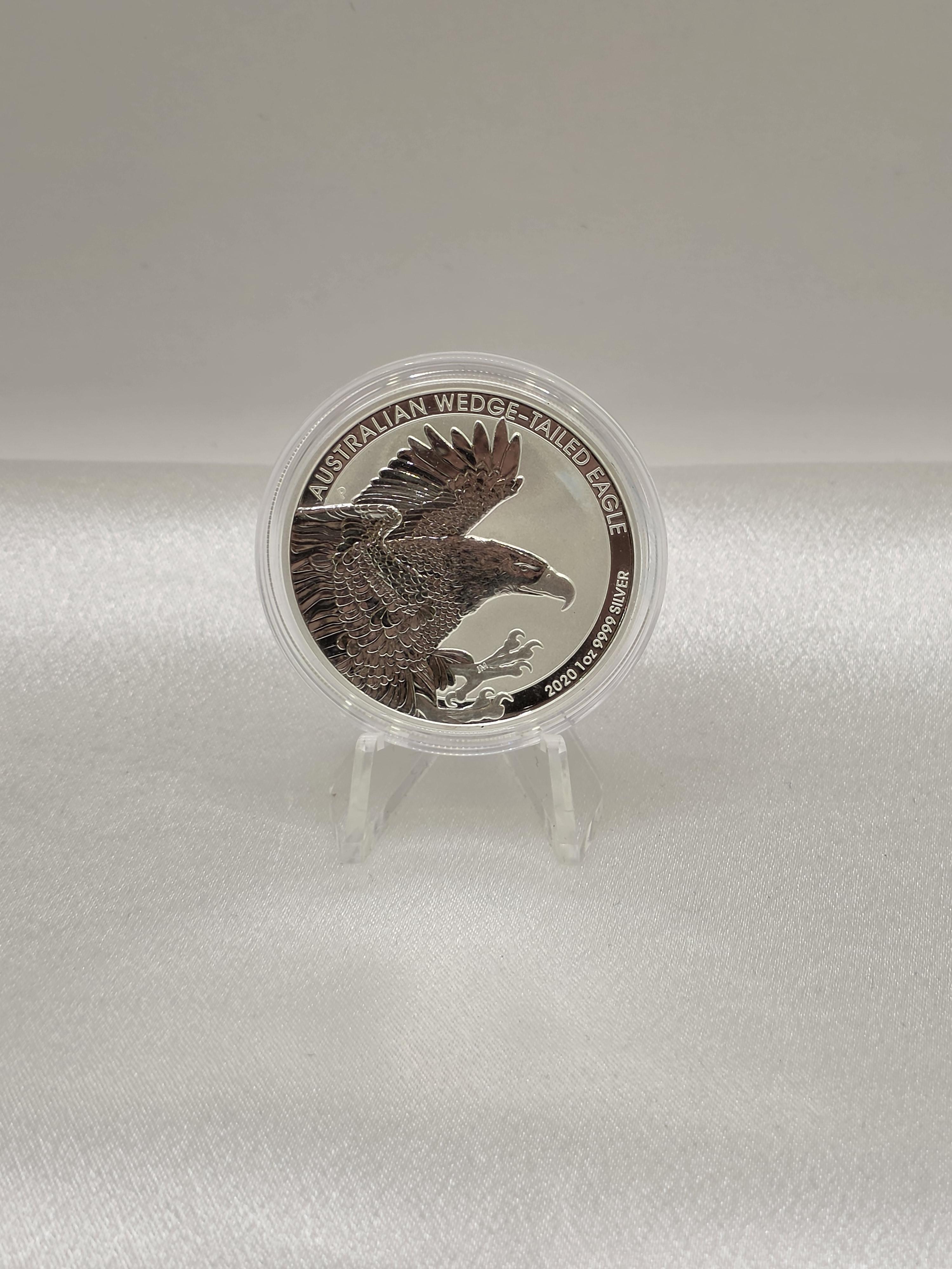 (캡슐파손) 2020 Australian 1 oz Silver Wedge Tailed Eagle BU