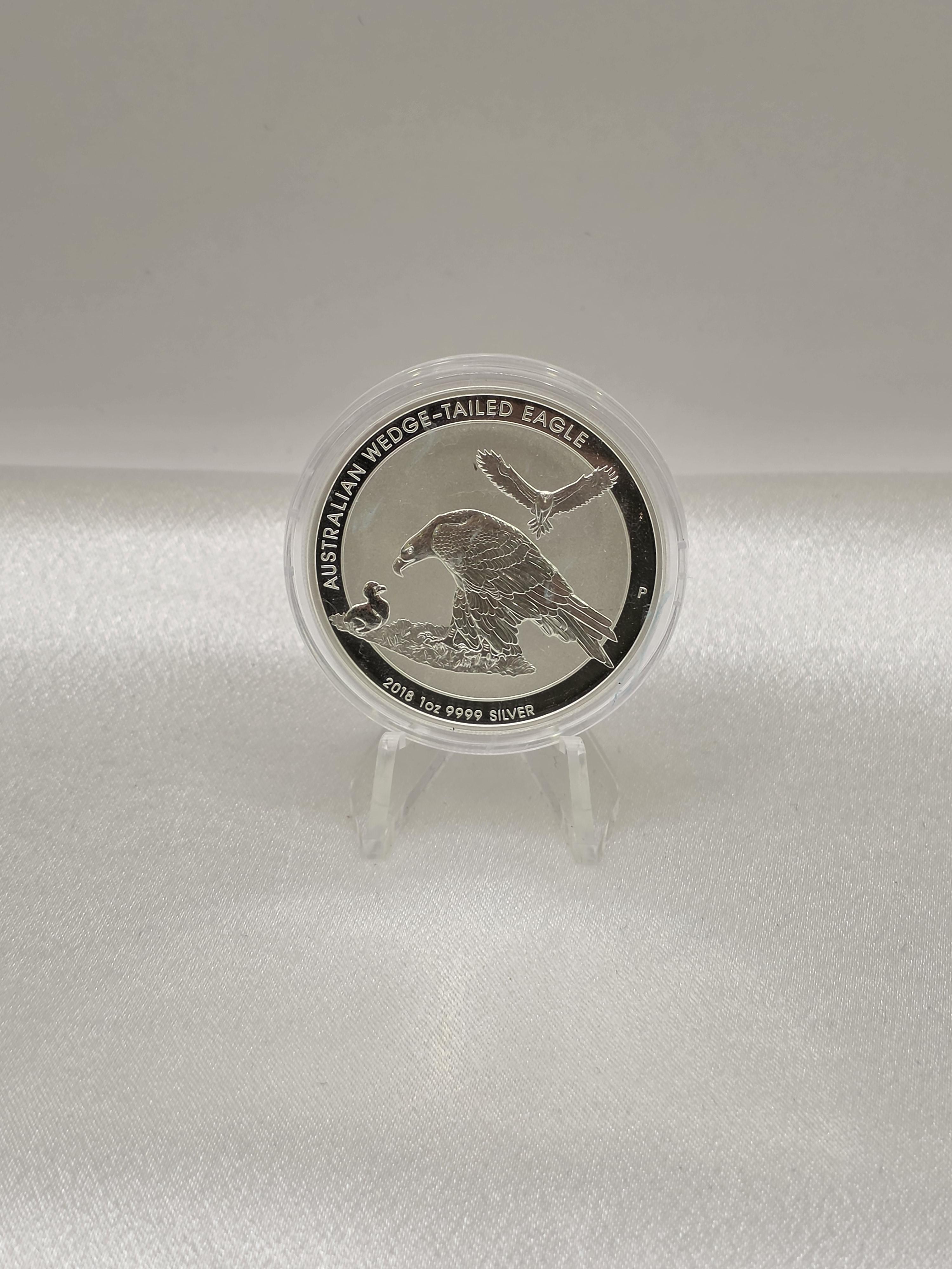 2018 Australian 1 oz Silver Wedge Tailed Eagle BU