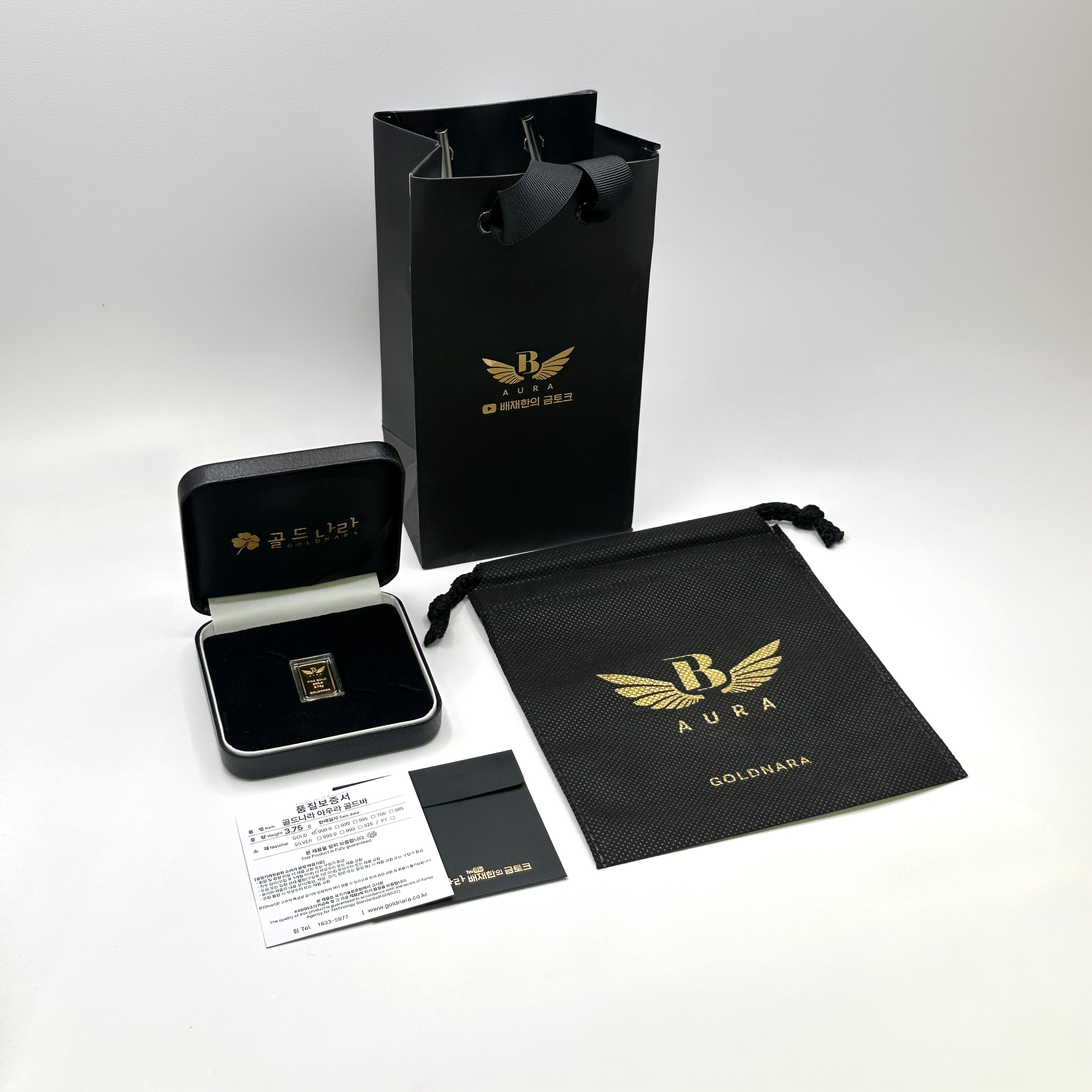 골드나라 아우라 골드바 3.75g