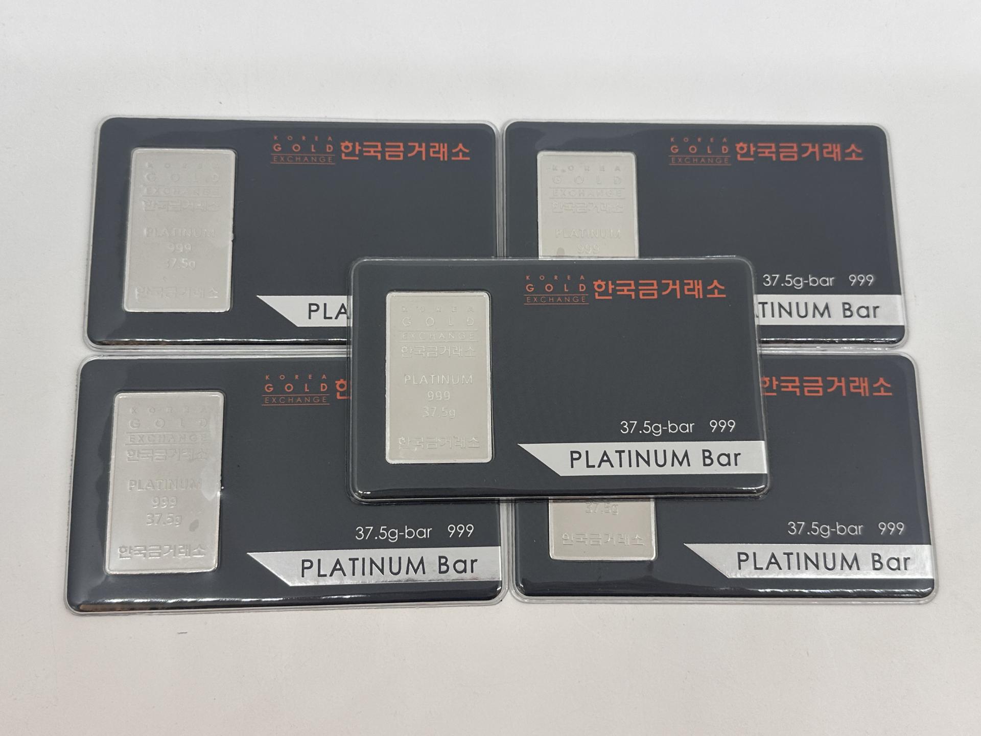 한국금거래소 플래티넘 민티드바 37.5g