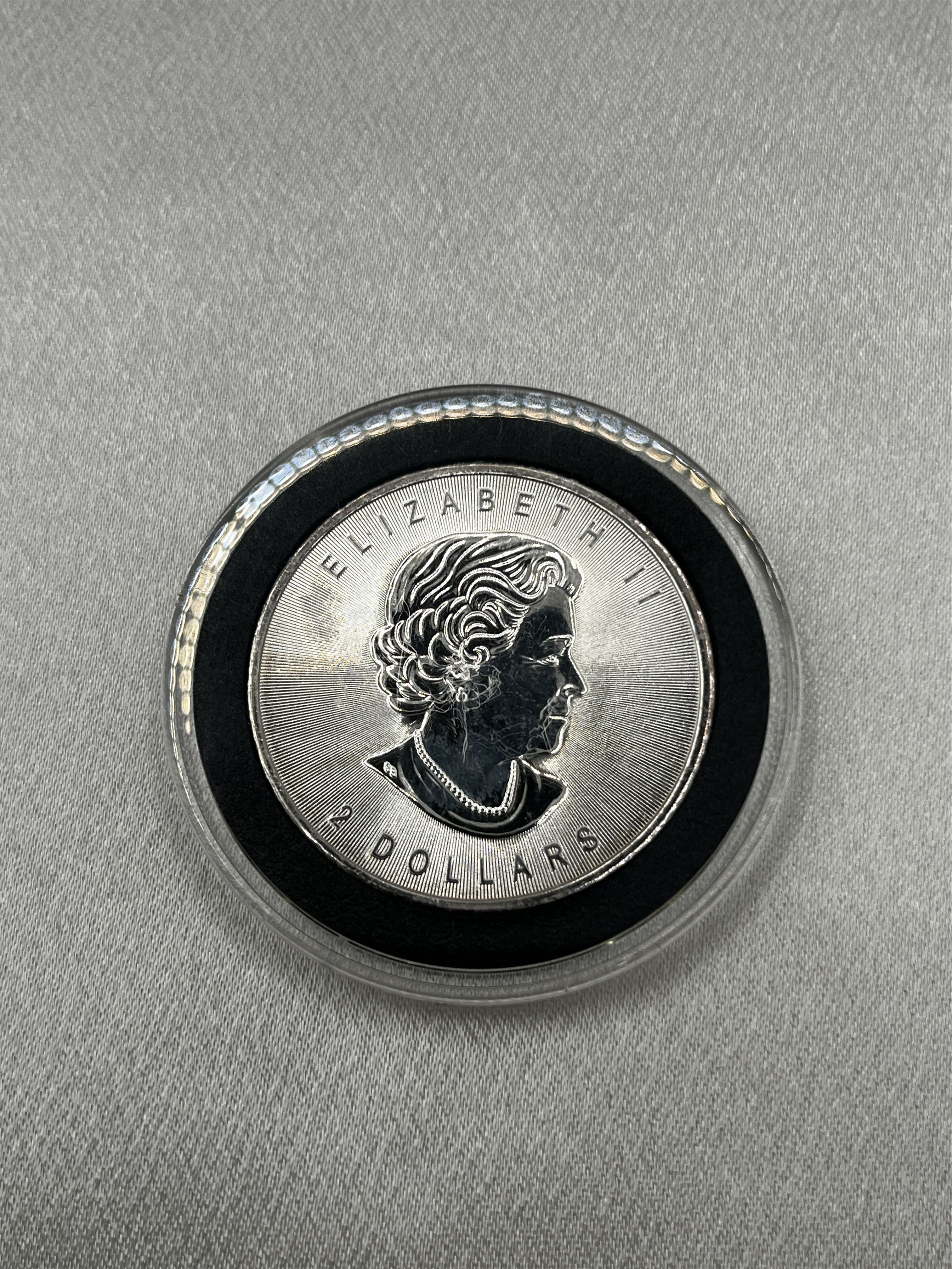 [변색] 2015 Canada 3/4 oz Silver Grey Wolf BU