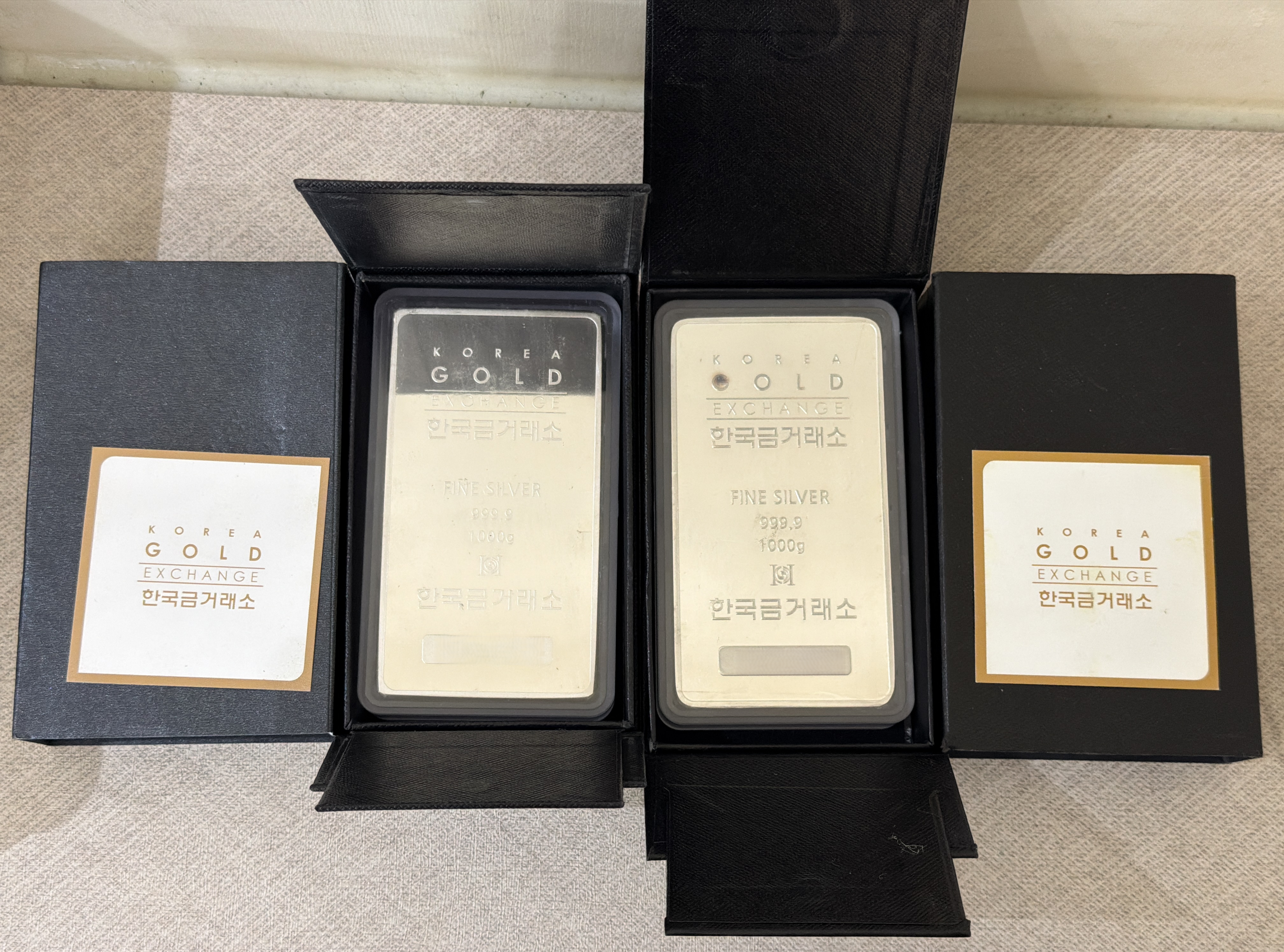 [흑점] 한국금거래소 실버바 1000g
