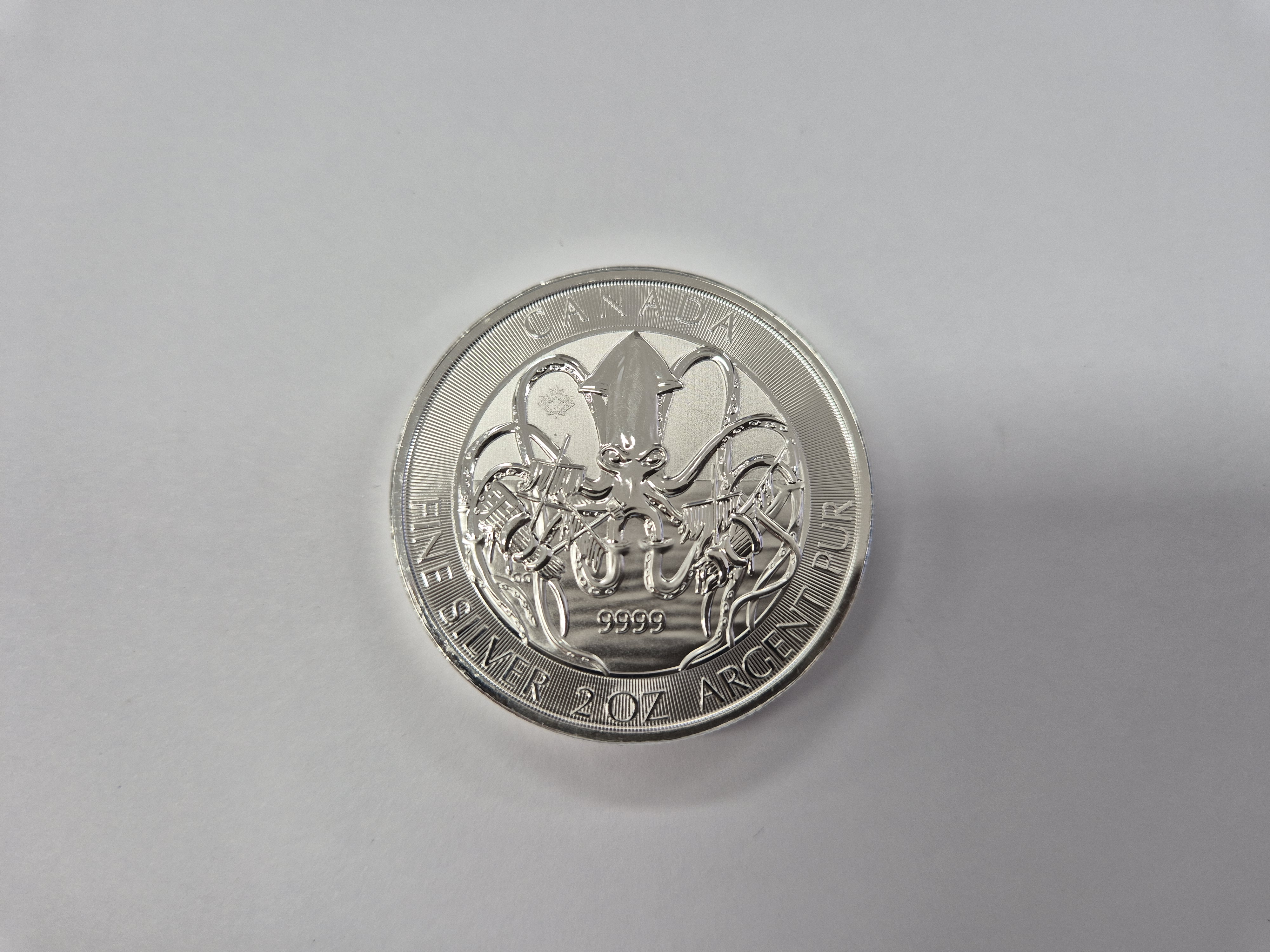 2020 캐나다 크라켄 2oz 은화