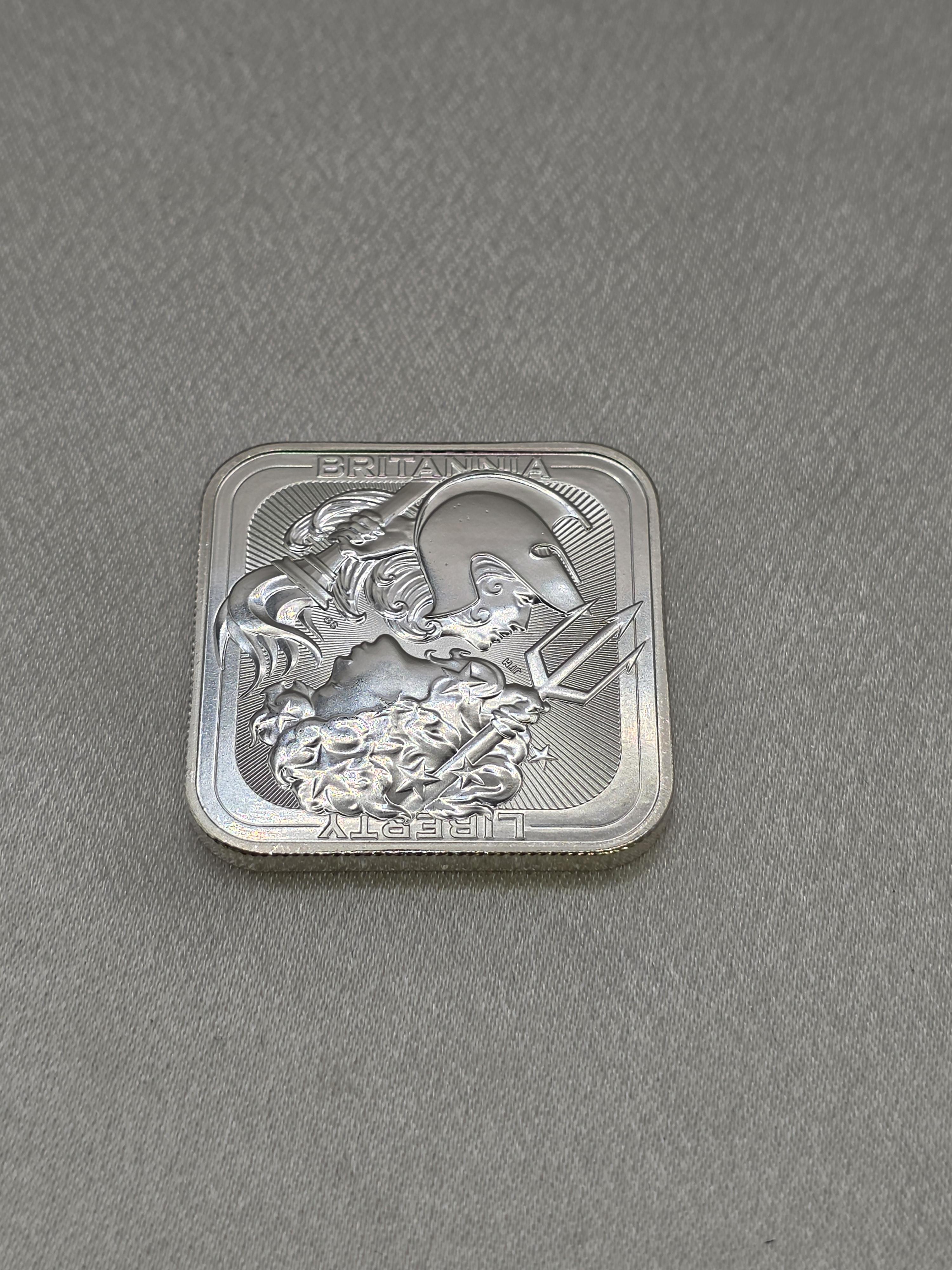 Britannia and Liberty 1 oz Silver Bar