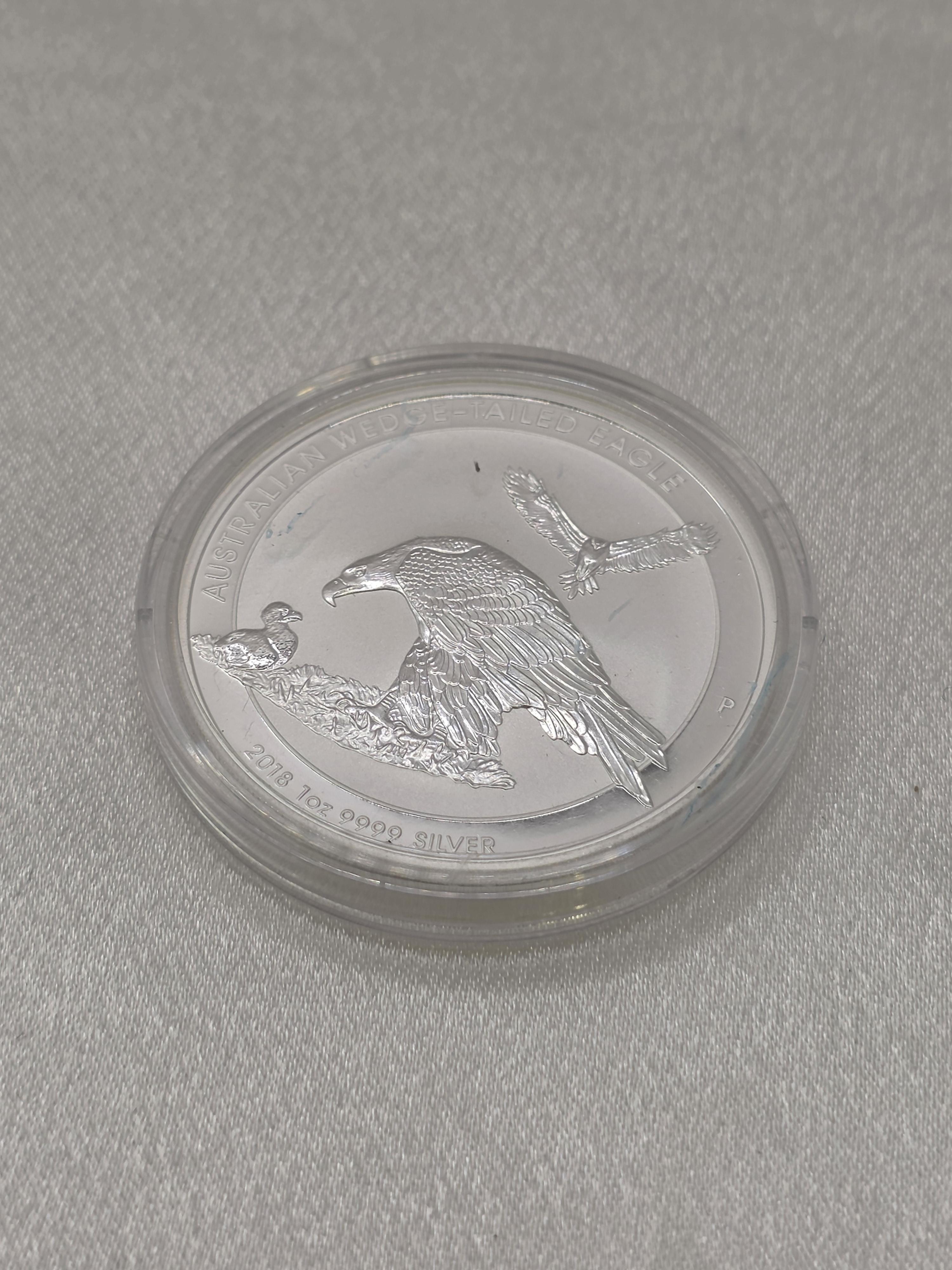 2018 Australian 1 oz Silver Wedge Tailed Eagle BU