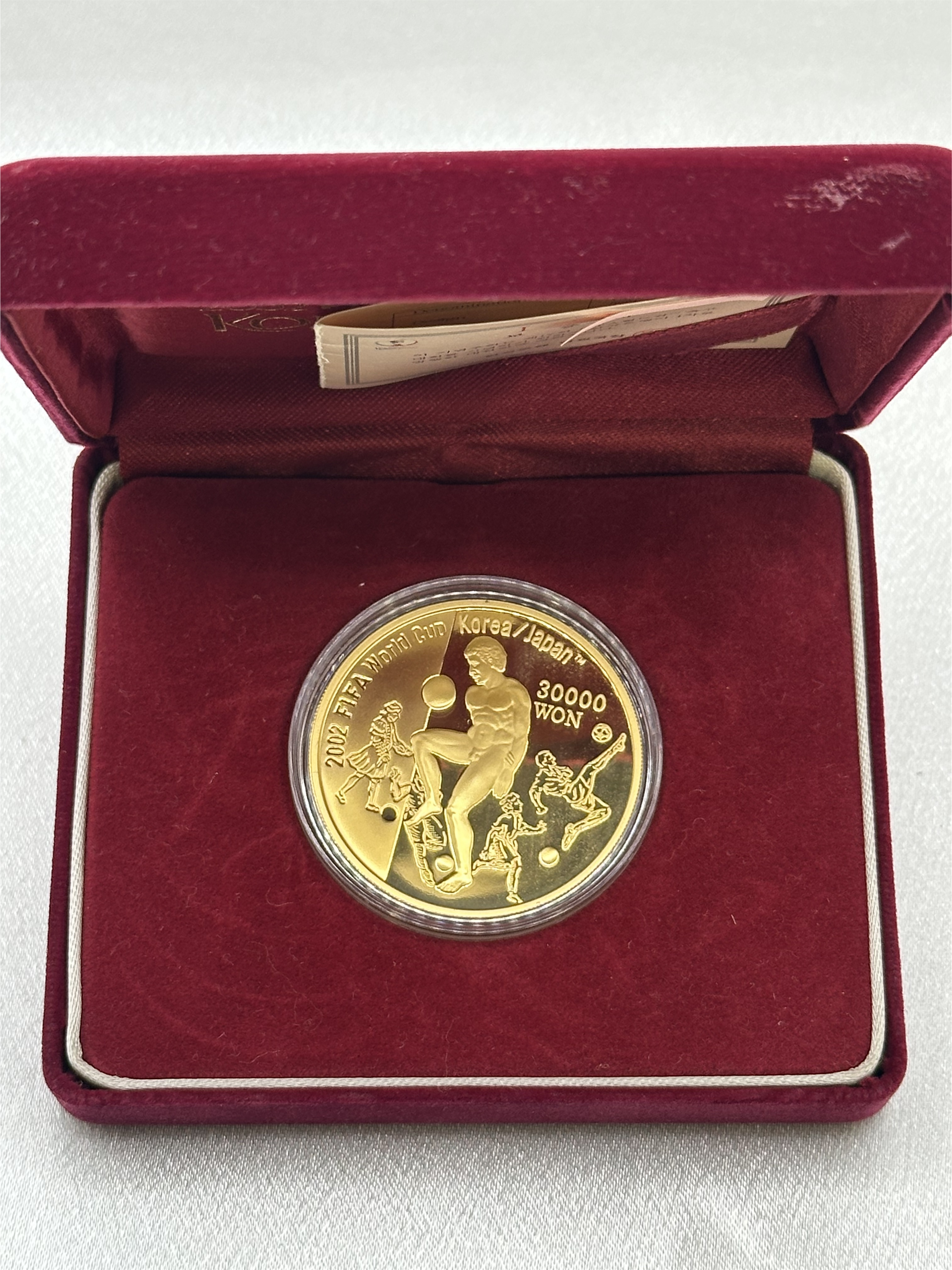 2002 FIFA 월드컵 기념주화 1차 1oz