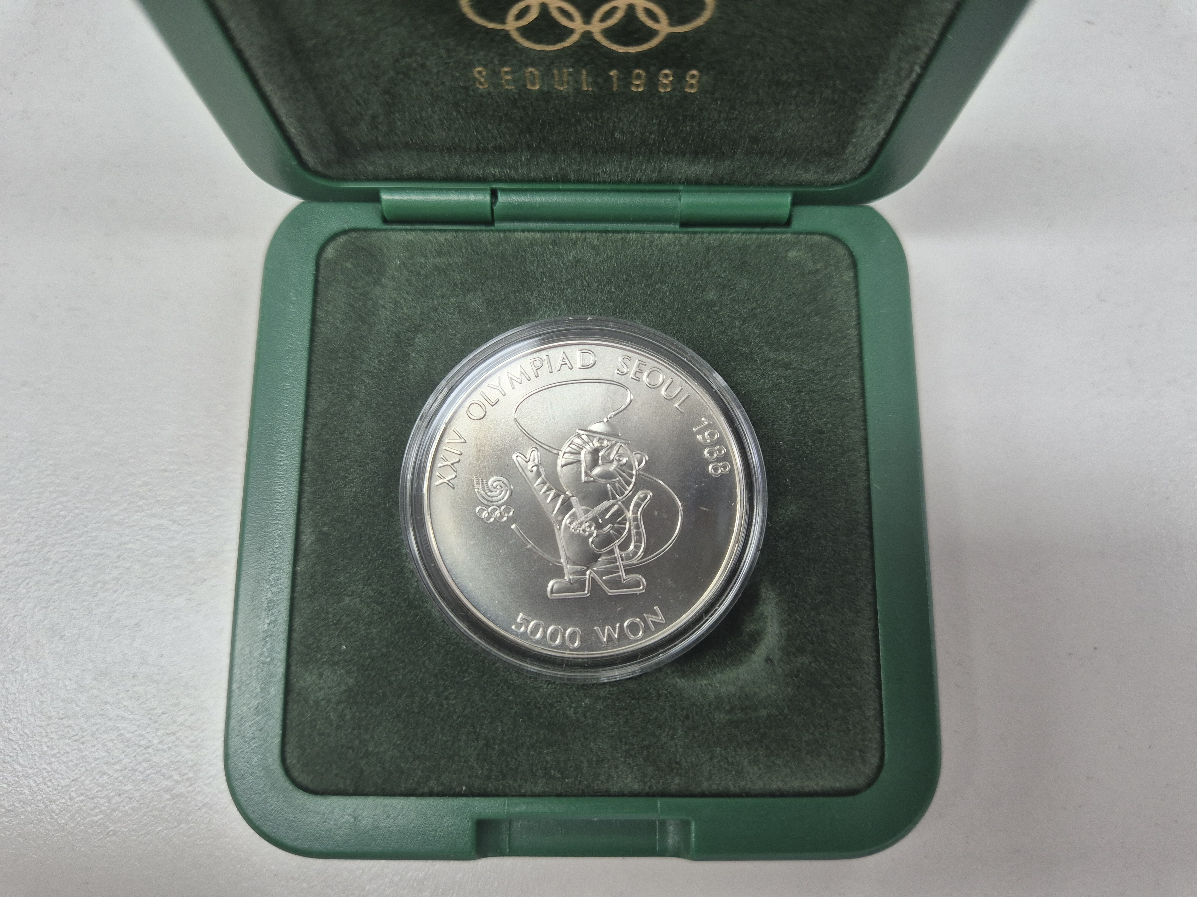 1988년 제24회 서울올림픽대회 기념 오천원화 호돌이 1/2oz