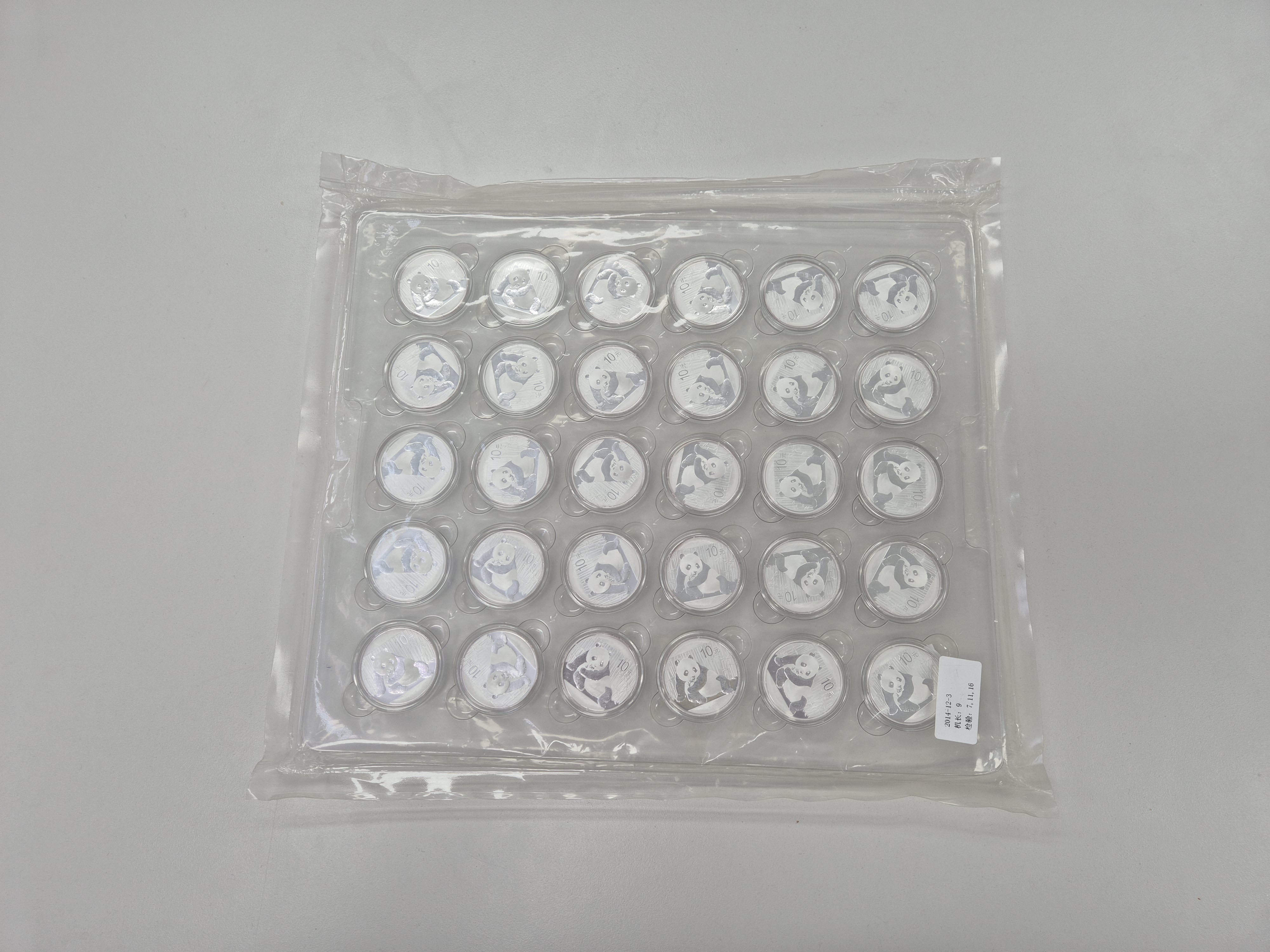 2015년 차이나 팬더 1oz은화 30개 set
